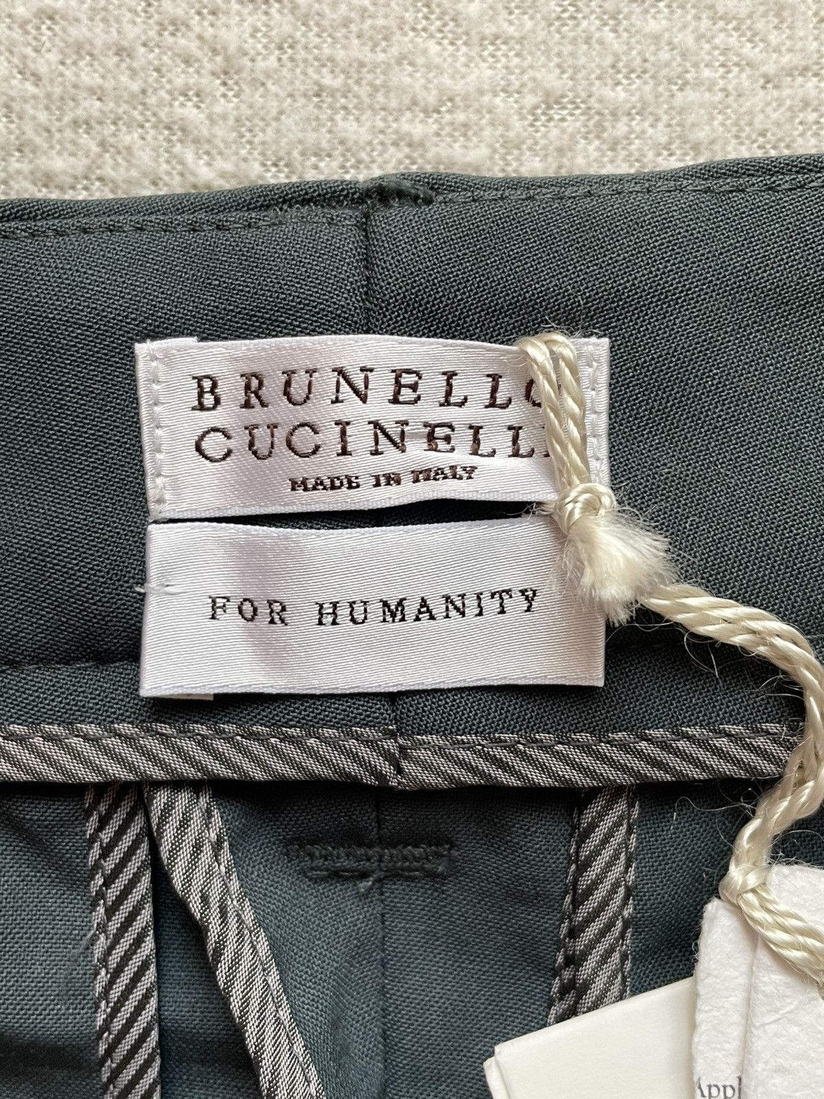Brunello Cucinelli Deadstock Brunello Cucinelli Wool Pants |Trousers With Belt Size 25" / US 0 / IT 36 - 6 Thumbnail