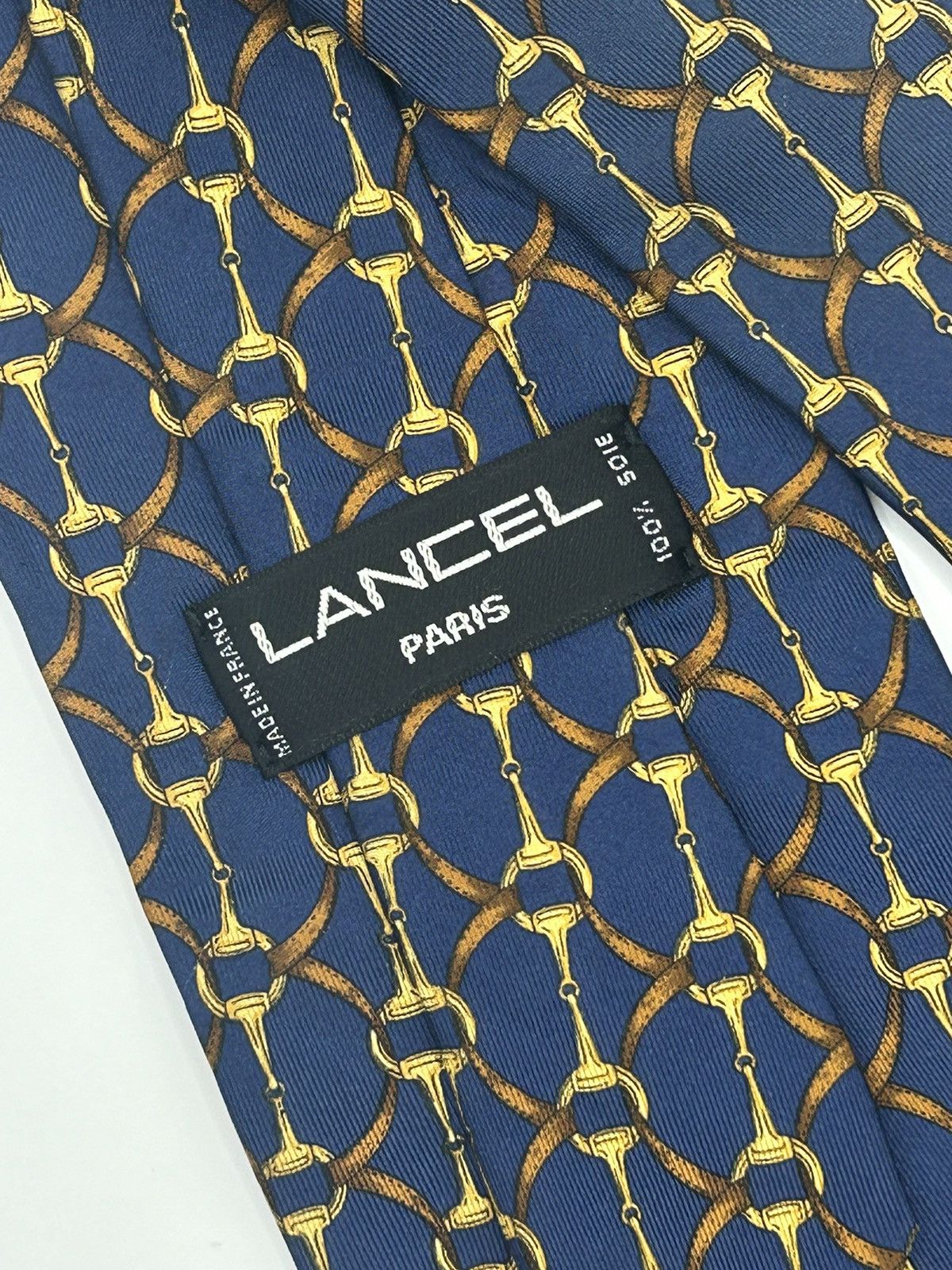 Lancel Lancel Paris Monogram Logo Silk Tie Size ONE SIZE - 4 Thumbnail