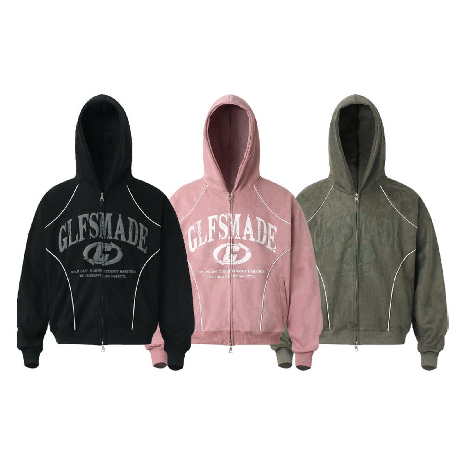 Japanese Brand Black Zip-Up Hooded Sweatshirt, Casual Hooded Jacket Size US M / EU 48-50 / 2 - 3 Thumbnail