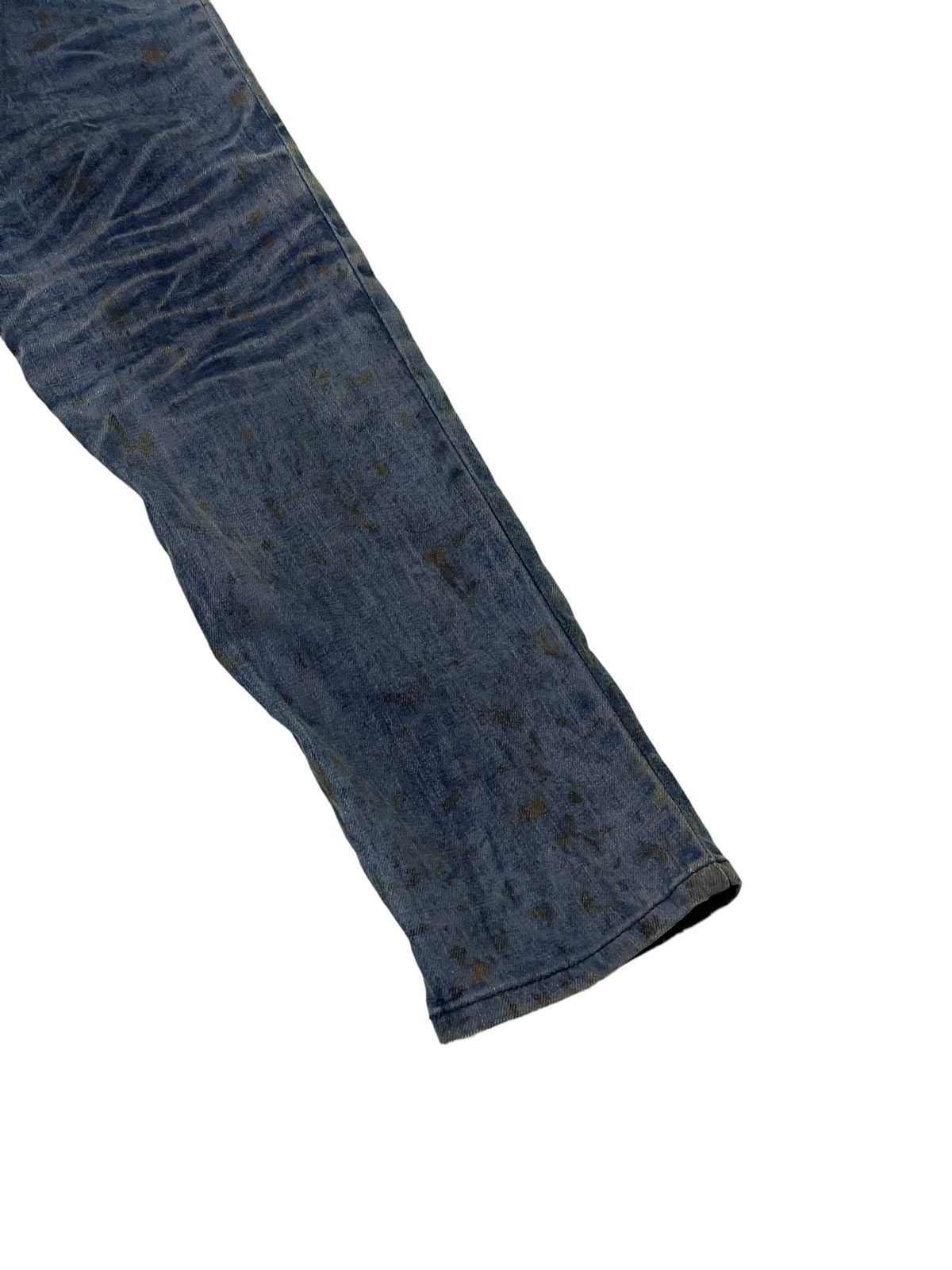 Diesel Skinny Jeans Diesel Gettleg Distress Paint Splash 6🟦2 Size US 29 - 17 Thumbnail
