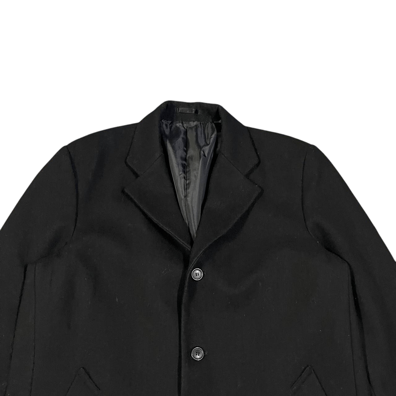 Yohji Yamamoto Vintage Yohji Yamamoto Inspired Wool Long Coat Moderm Size US M / EU 48-50 / 2 - 2 Thumbnail