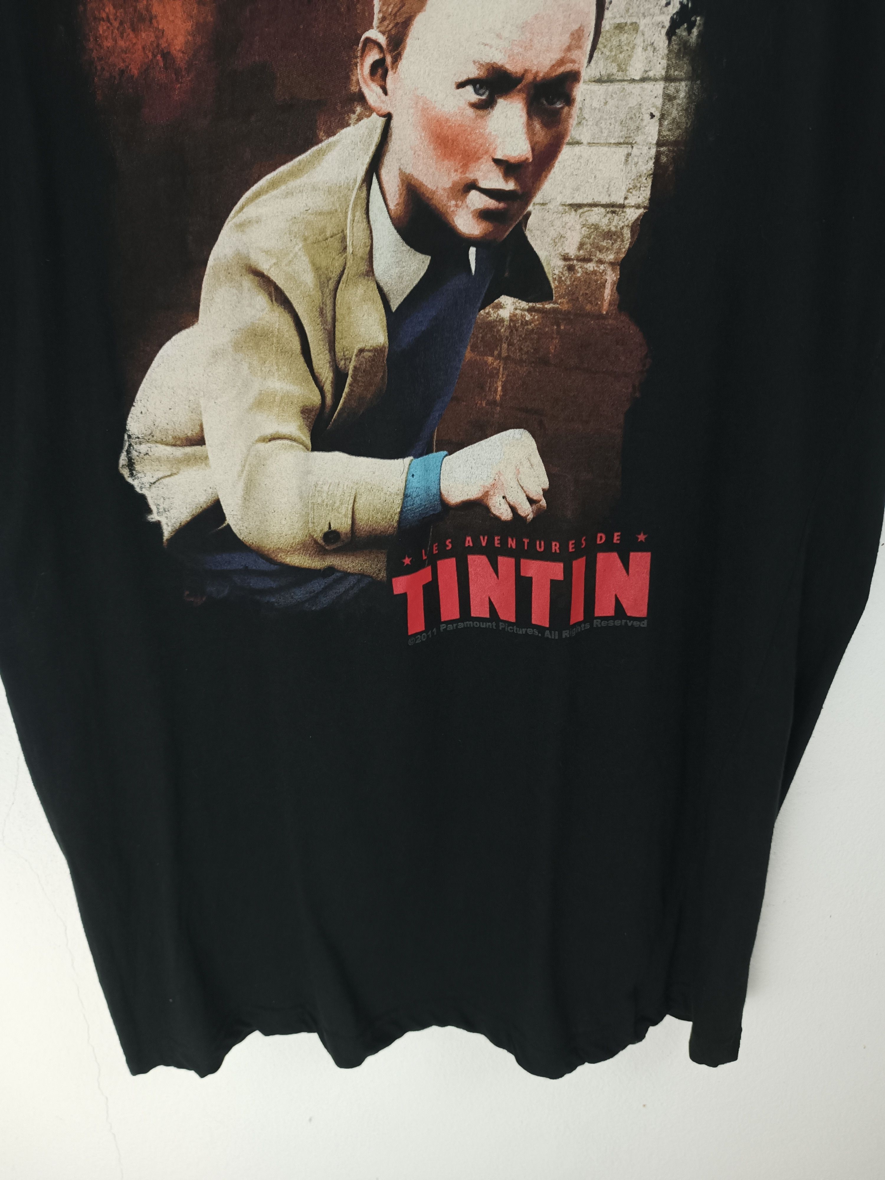 Vintage VINTAGE 2011 THE ADVENTURE OF TINTIN FRANCE PROMO VERY RARE Size US L / EU 52-54 / 3 - 6 Thumbnail