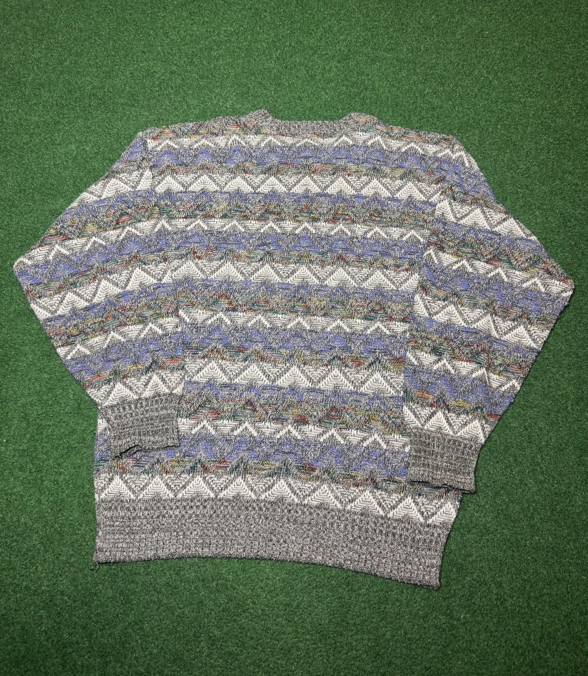 Tundra Vintage 80s 90s Expressions Acrylic Coogi Style Sweater Size US L / EU 52-54 / 3 - 4 Thumbnail