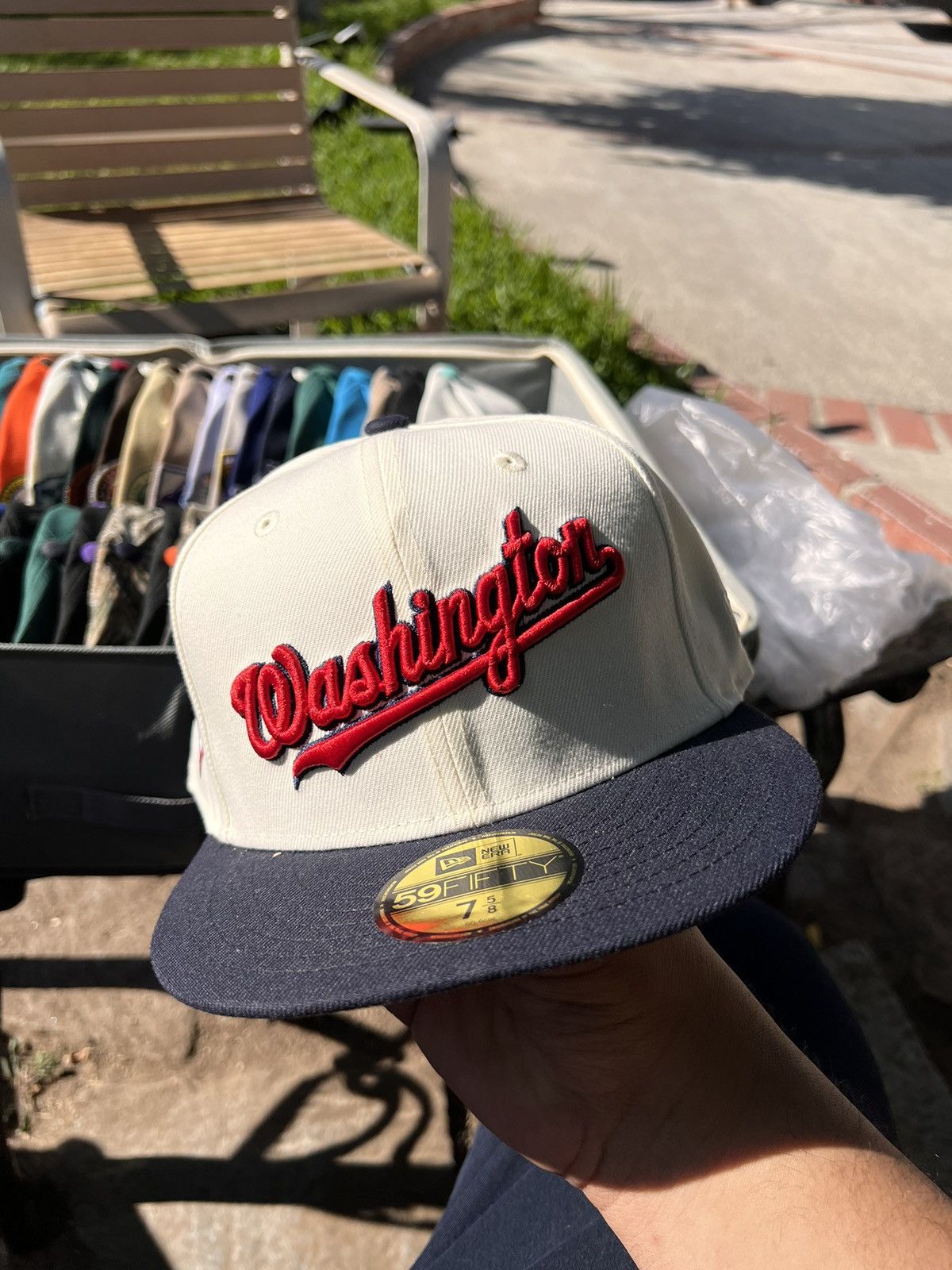 Hat Club × New Era Washington Nationals Script 2019 World Series Patch 7 5/8 Size ONE SIZE - 1 Thumbnail