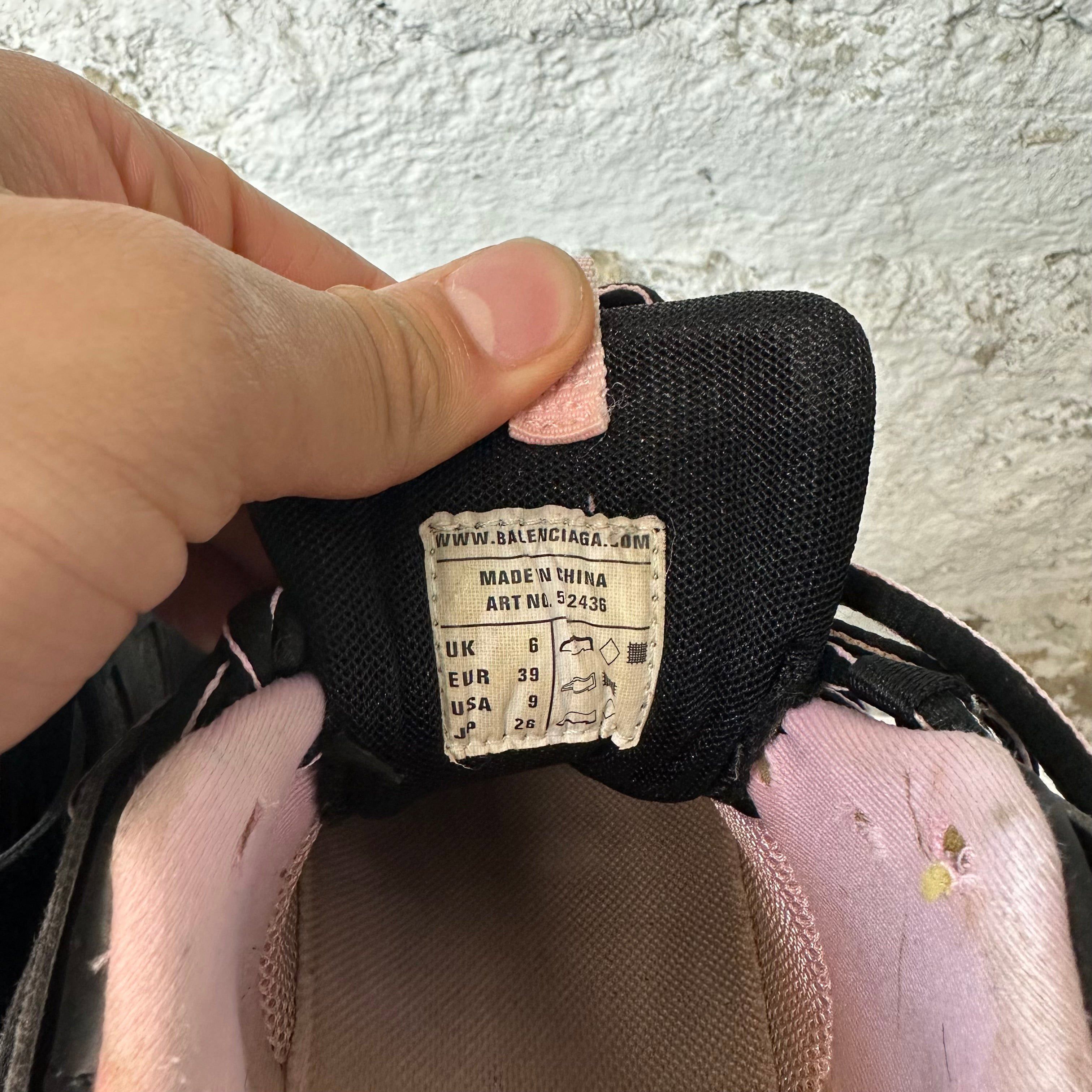 Balenciaga Balenciaga Track Black Pink Sneaker Sz 6.5 (39) Size US 6.5 / EU 39-40 - 6 Thumbnail