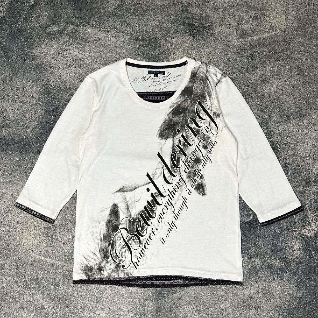 Japanese Brand Y2k Clash A Head poem longsleeve Size US L / EU 52-54 / 3 - 1 Thumbnail