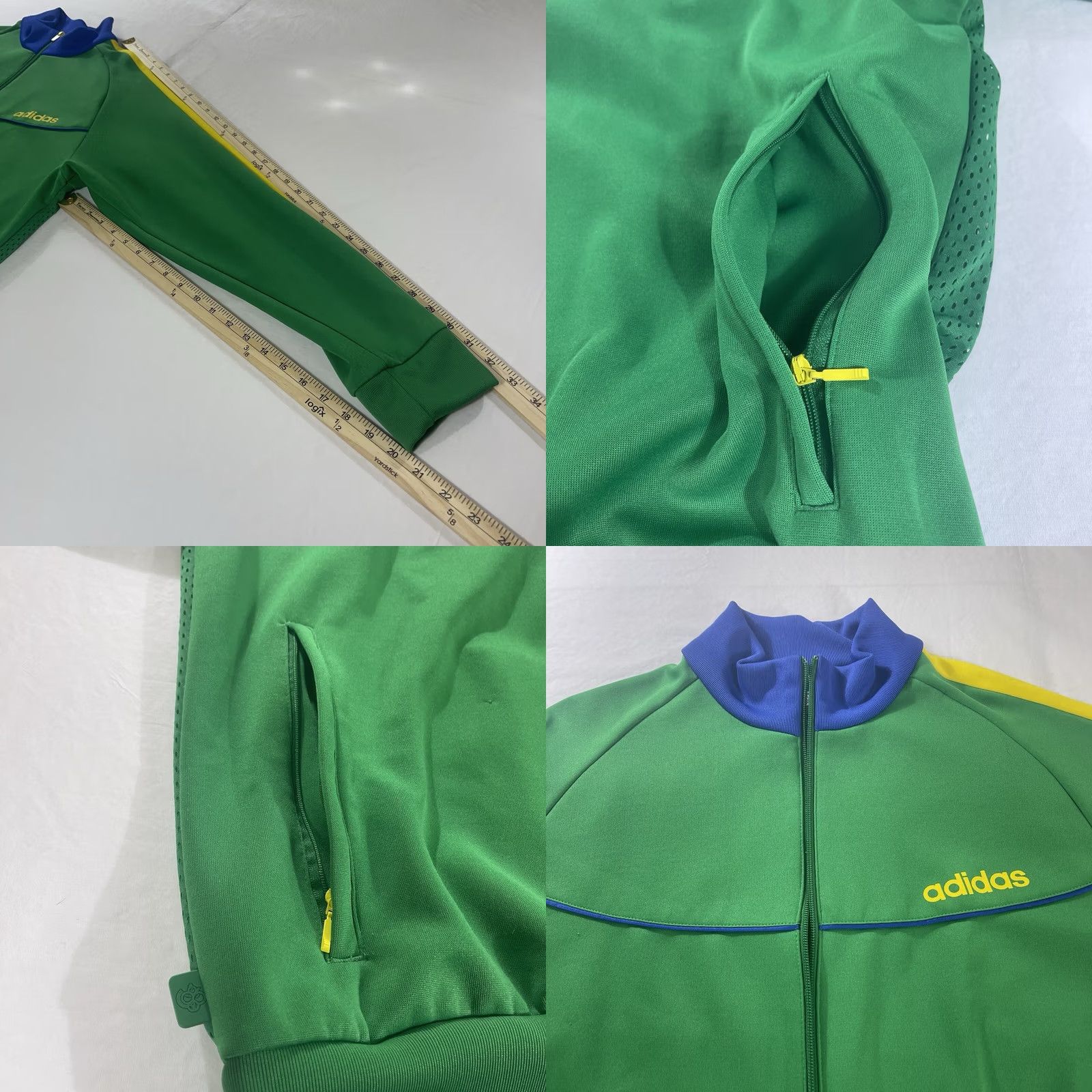 Adidas VINTAGE adidas Brazil Track Jacket Mens L Yellow Soccer Full Zip Pockets 2006 World Cup Germany Brasil Shirt Jacket Men Mens Size US L / EU 52-54 / 3 - 8 Thumbnail