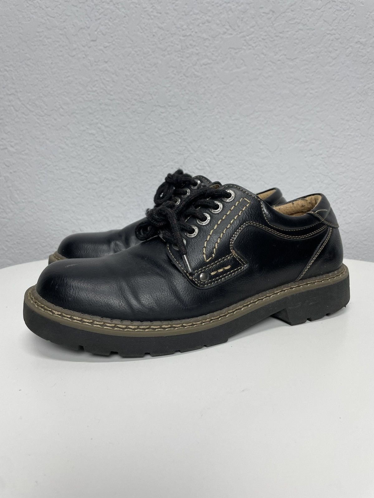 Hedi Slimane AS 98 Vibe Artisan Black Leather Side Zip Ankle Biker Boots Size US 9 / EU 42 - 7 Thumbnail