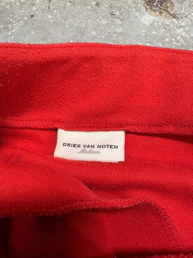 Designer × Dries Van Noten × Vintage Dries Van Noten Full Zip Demon Black & Red Sweatpants Size US 32 / EU 48 - 8 Thumbnail