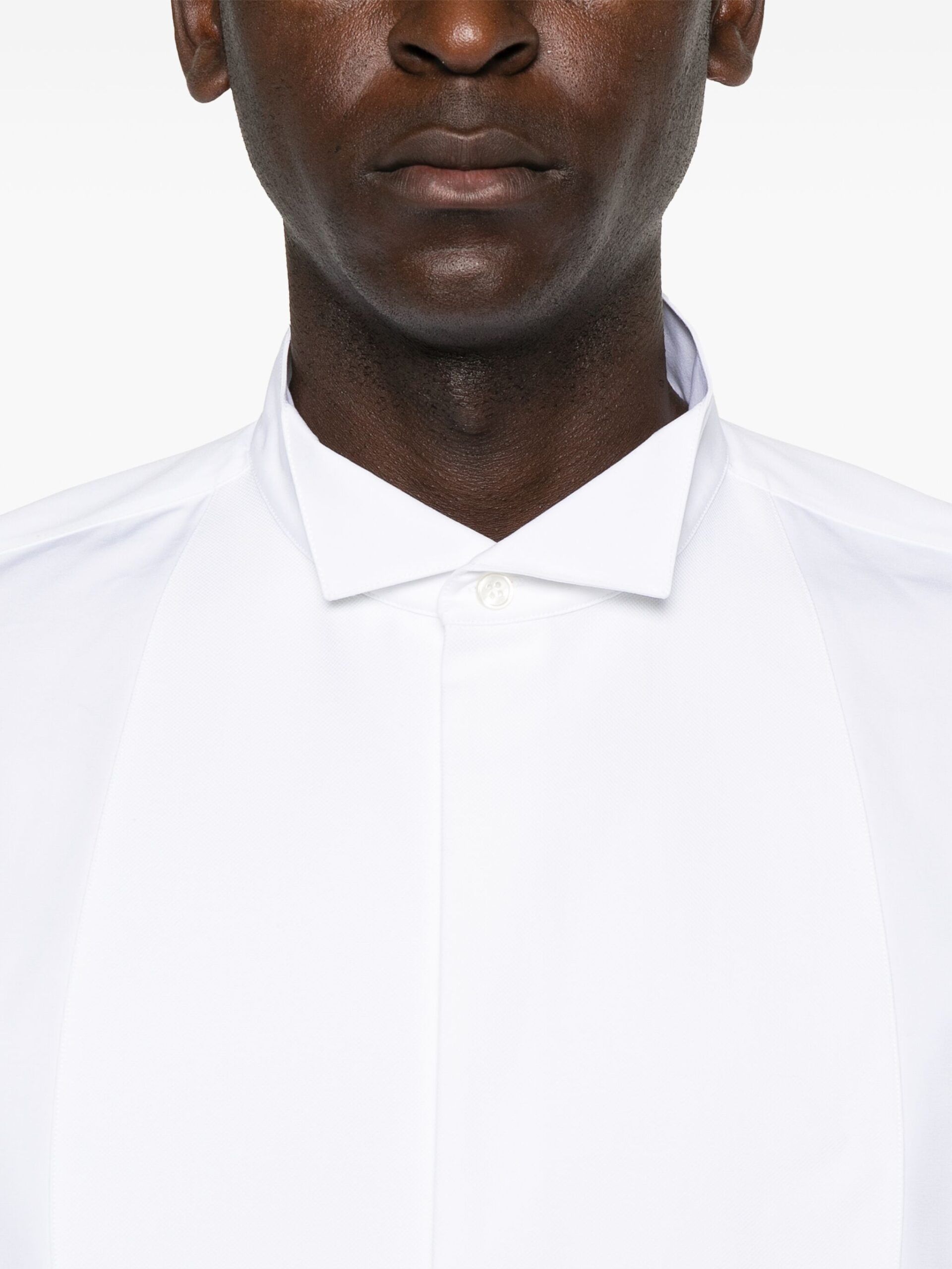 Saint Laurent Paris o1s1wg110126 800409 Chemise S36M Contrast Shirt in White Size US M / EU 48-50 / 2 - 5 Thumbnail
