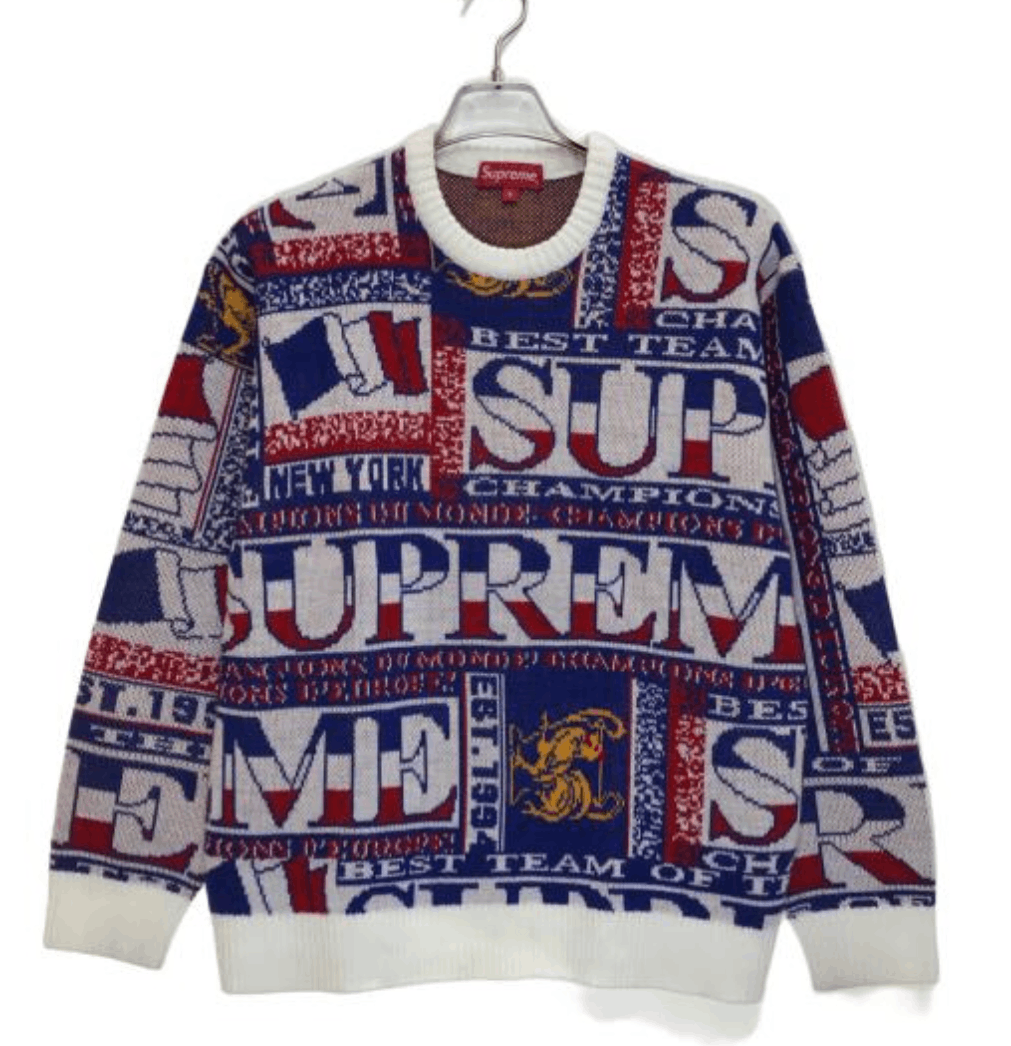 Supreme Supreme scarf sweater Multi Color Size US S / EU 44-46 / 1 - 1 Thumbnail
