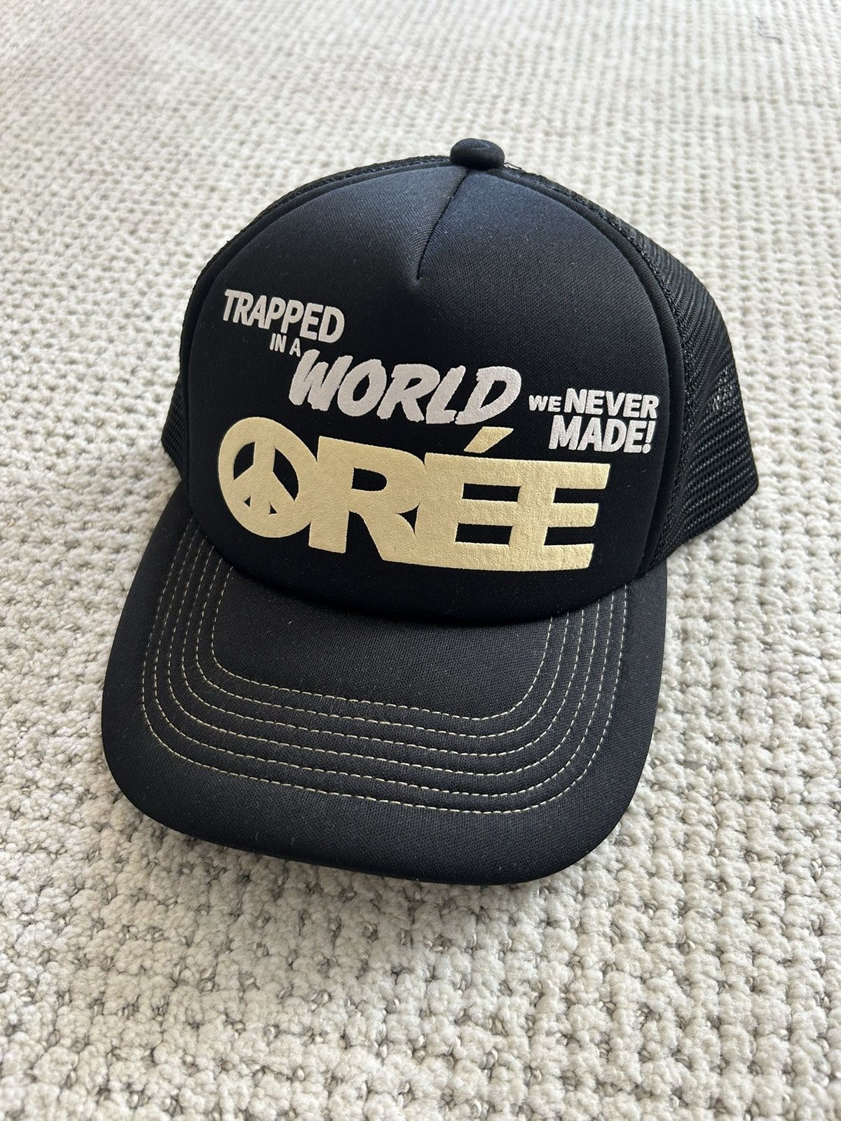 Oree New York Peace Trucker Hat Size ONE SIZE - 1 Preview