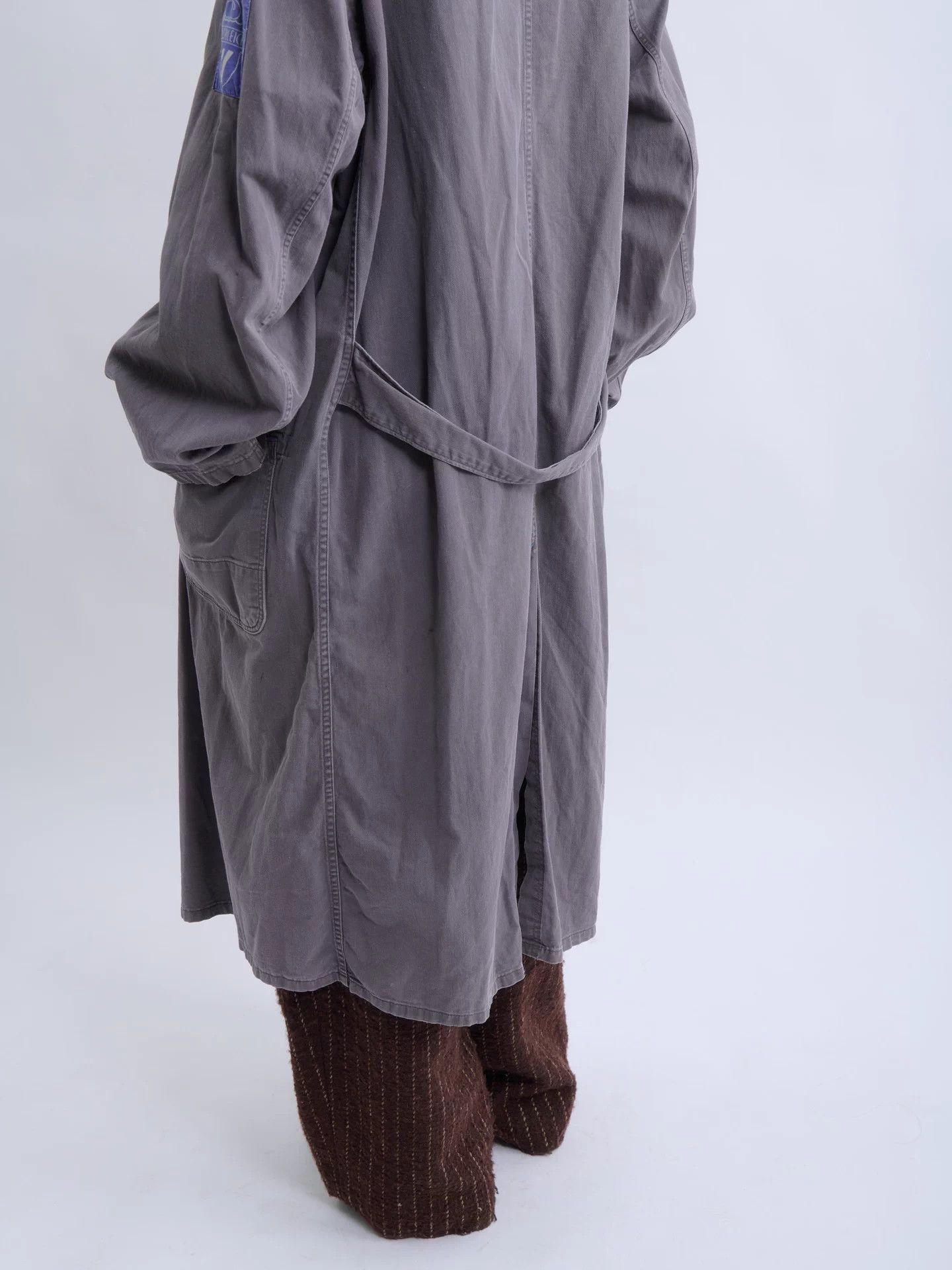 Other Vintage 80s Germany Faded Cotton Work Coat 52 Size US L / EU 52-54 / 3 - 7 Thumbnail