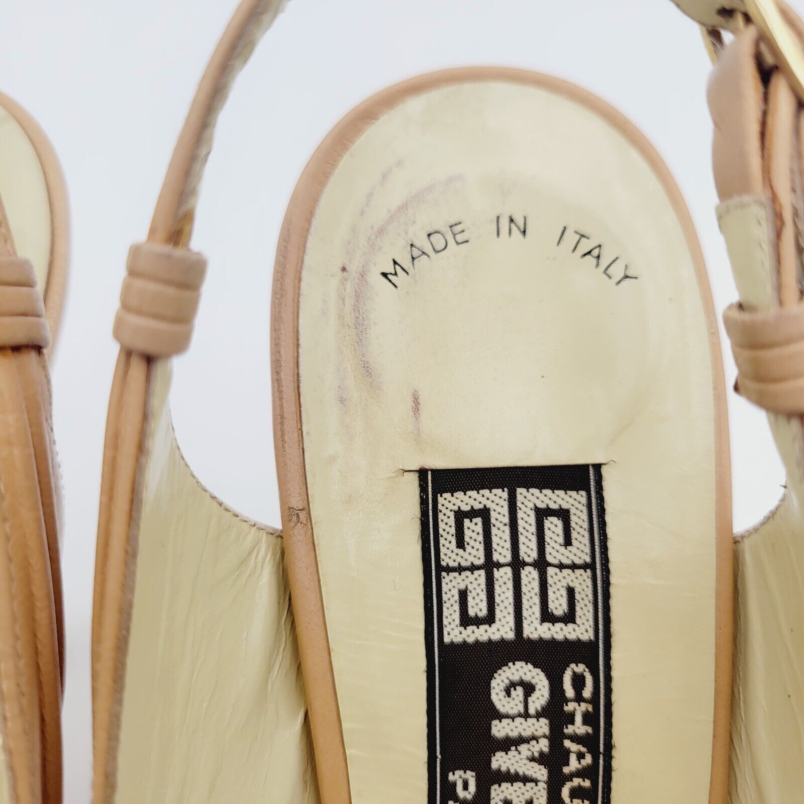 Givenchy Givenchy Round Toe Sling Back Heeled Sandal 6.5B Blush Beige Size US 6.5 / IT 36.5 - 9 Thumbnail