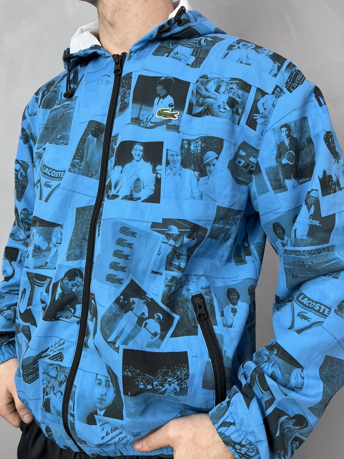 Lacoste × Vintage Vintage Y2K 90s Lacoste X PALAROID Track Jacket Size US M / EU 48-50 / 2 - 17 Thumbnail