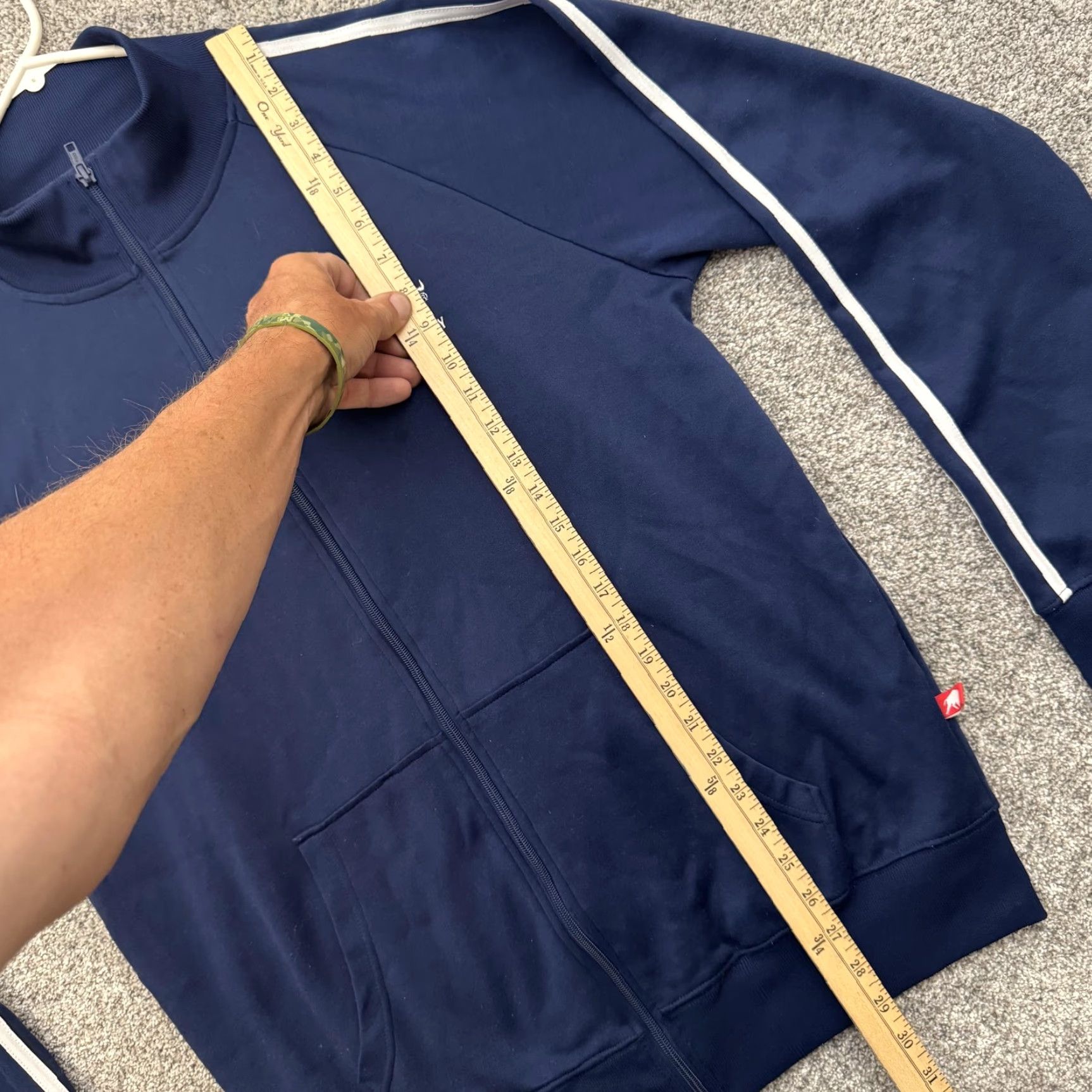 Vintage VINTAGE Samuel Adams Boston Brewery Jacket Mens XL Navy Blue Track Full Zip Beer Promo Size US XL / EU 56 / 4 - 2 Thumbnail