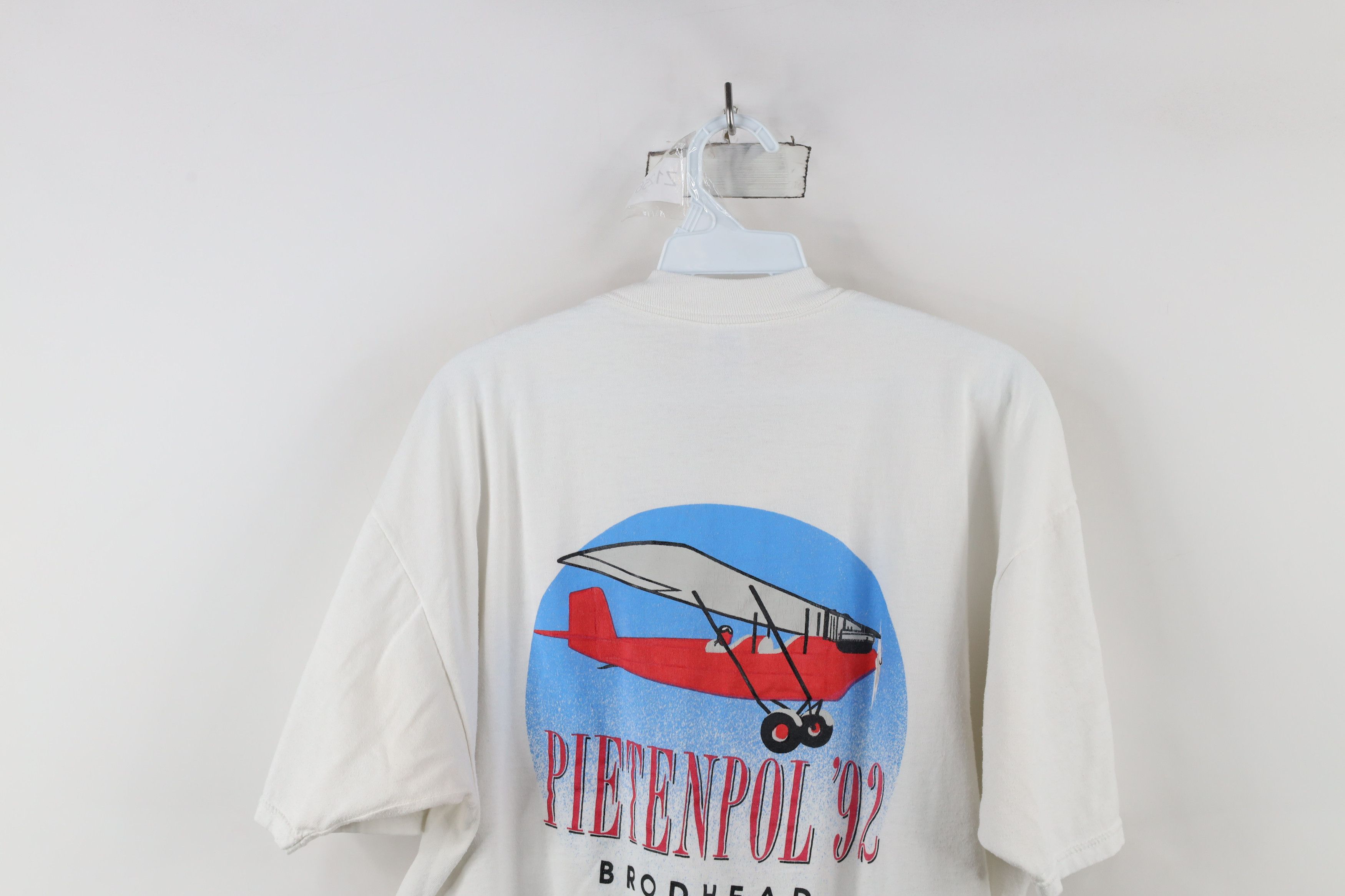Vintage Vintage 90s Pietenpol Airplanes Short Sleeve T-Shirt USA Size US XL / EU 56 / 4 - 11 Thumbnail