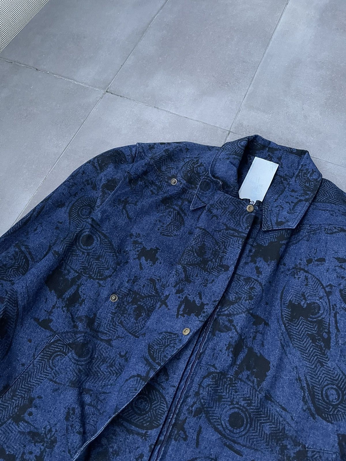 Other !DS! AW22 Jan Cerny Dark Indigo Workwear Denim Jacket Size US M / EU 48-50 / 2 - 10 Thumbnail