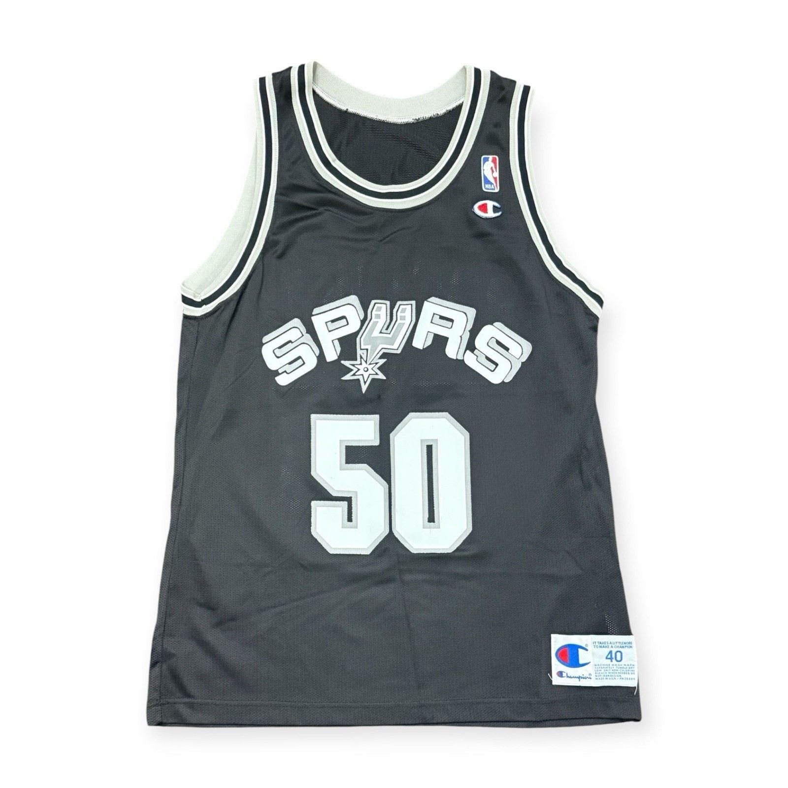 Champion Vintage Champion- David Robinson- San Antonio Spurs Jersey Size US S / EU 44-46 / 1 - 1 Thumbnail