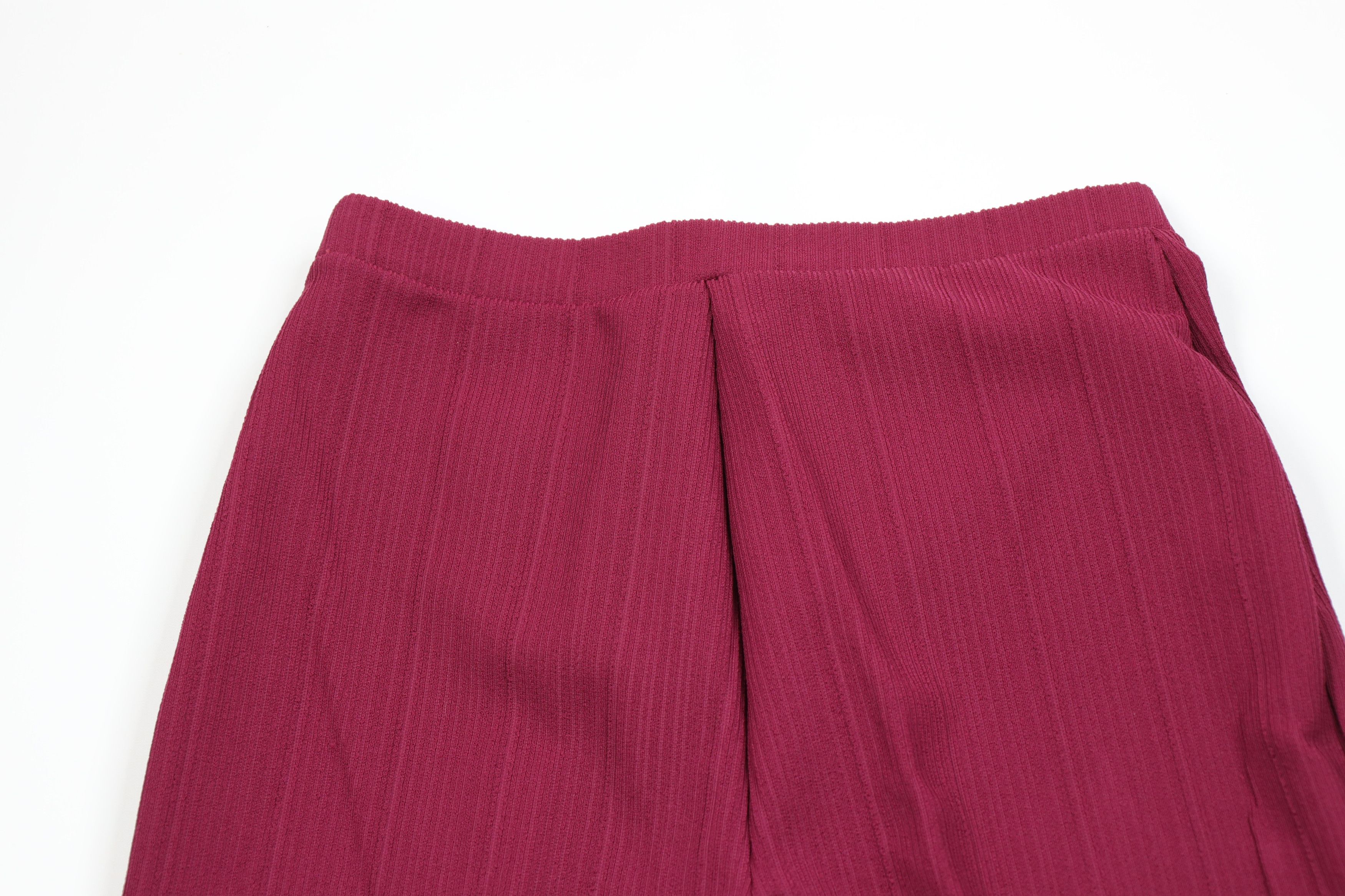 Vintage Vintage 70s Streetwear Knit Bell Bottoms Pants Magenta USA Size 38" / US 16 / IT 52 - 7 Thumbnail