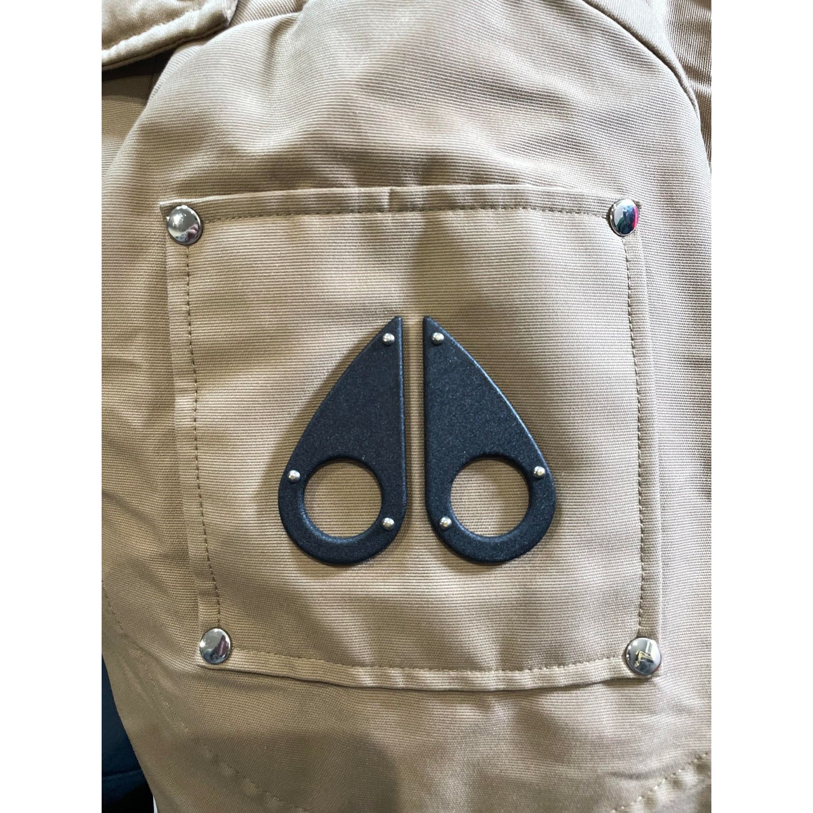 Moose Knuckles Moose Knuckles 3Q Black Fur Tan Bomber Jacket Size US L / EU 52-54 / 3 - 7 Thumbnail
