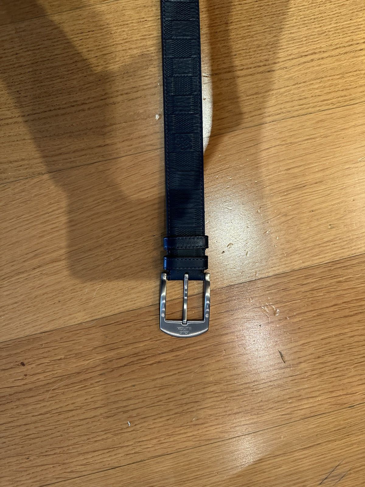 louis vuitton checkered belt