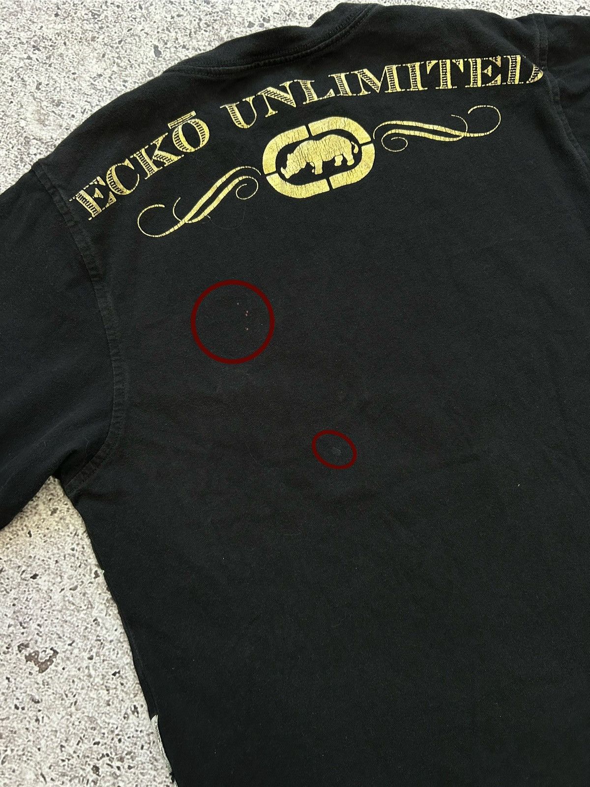 Ecko Unltd. × Vintage Ecko Unlimited All Over Print Like Ed Hardy Y2K Hype Tee Size US M / EU 48-50 / 2 - 11 Thumbnail