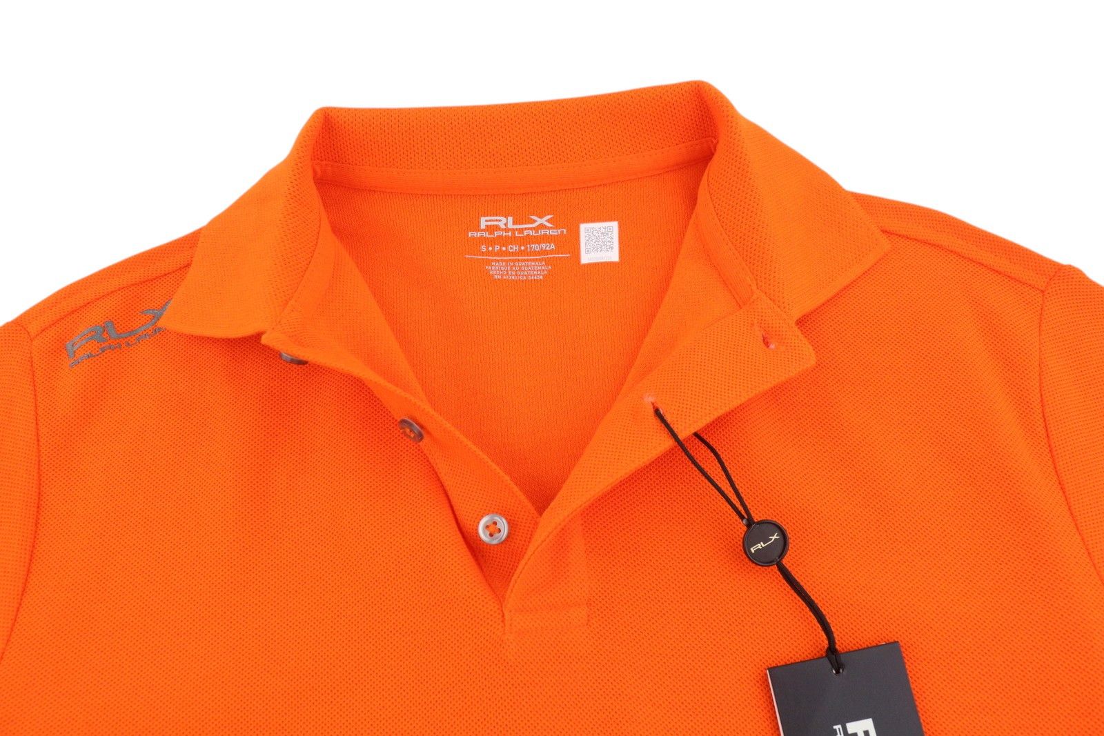 RLX Ralph Lauren S Orange Polo Wicking Tee 84518 Size US S / EU 44-46 / 1 - 4 Thumbnail