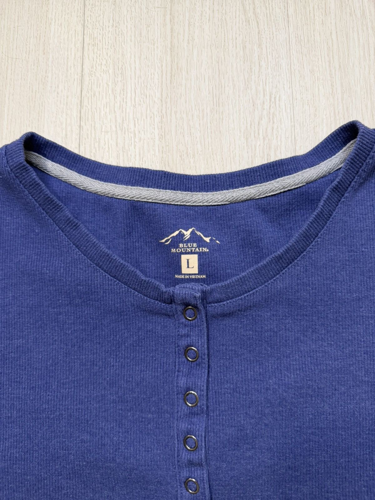 Other Blue Mountain Blue Henley Shirt Size US L / EU 52-54 / 3 - 4 Thumbnail