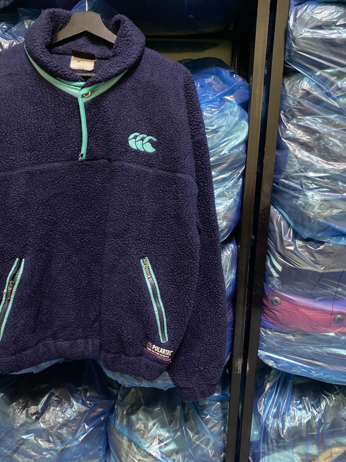 Canterbury of New Zealand VINTAGE CANTERBURRY 1/2 SNAP BUTTON POLARTEC FLEECE JACKET Size US M / EU 48-50 / 2 - 4 Thumbnail