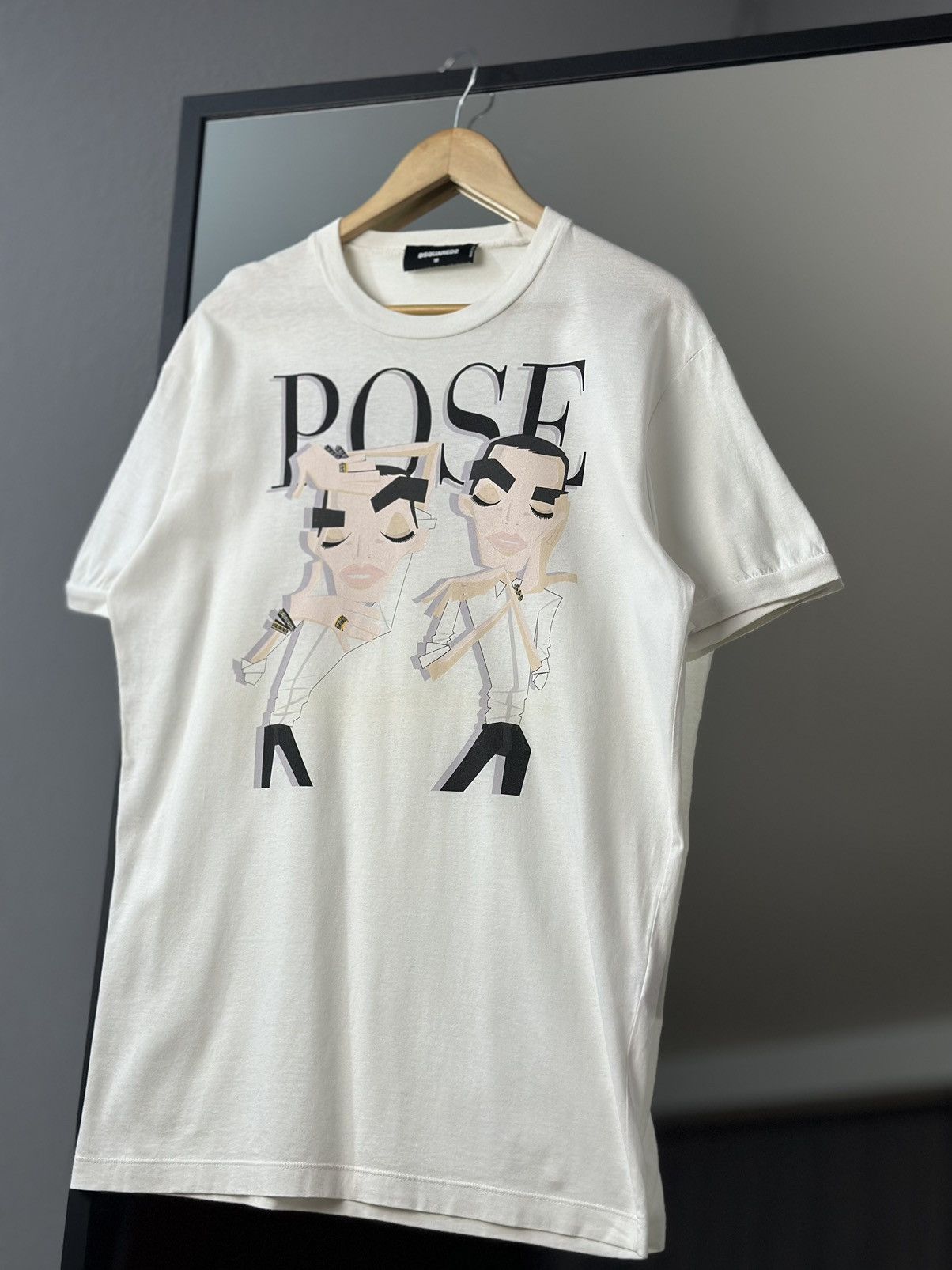 Dsquared2 Dsquared2 T-shirt ROSE Design Ibrahimovic Denim Italy Y2K Size US M / EU 48-50 / 2 - 4 Thumbnail