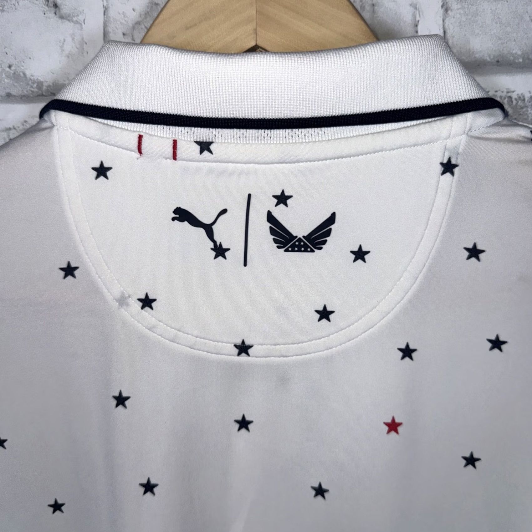 Puma PUMA Volition America White Polo Shirt Mens Size L Size US L / EU 52-54 / 3 - 5 Thumbnail