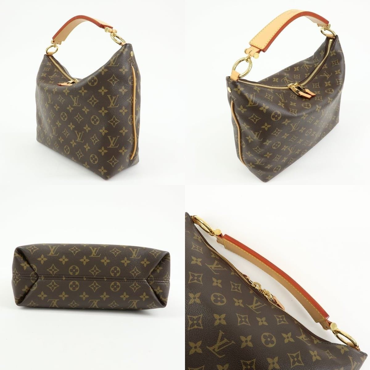 Louis Vuitton Louis Vuitton Monogram Shuri PM Hobo Bag Brown Size ONE SIZE - 3 Thumbnail