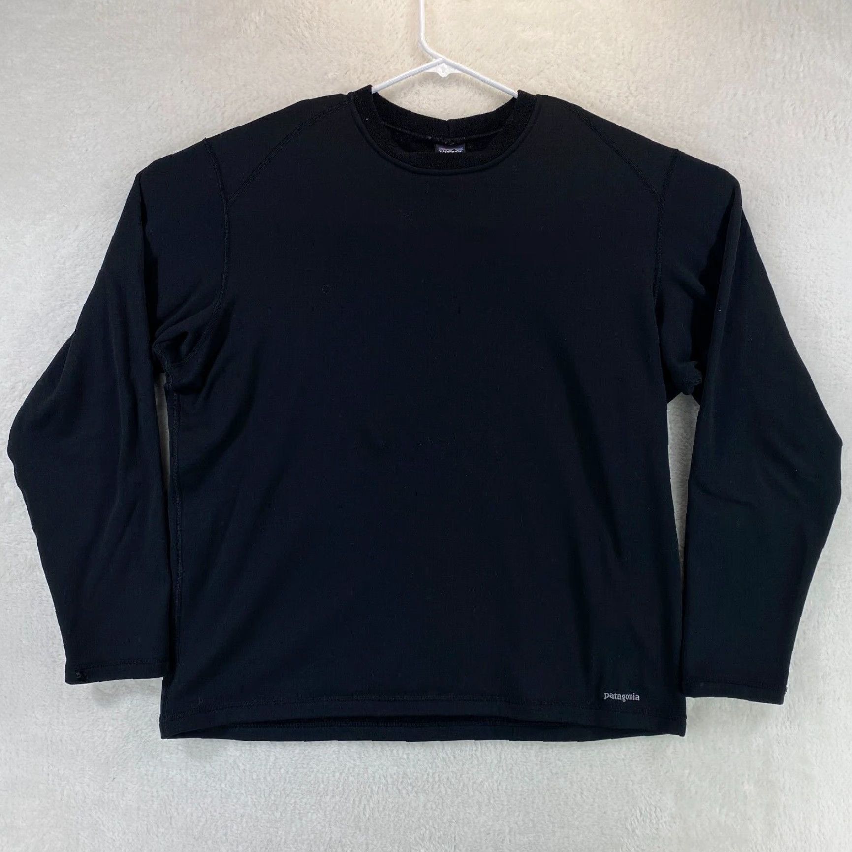 Patagonia Patagonia Mens XL Shirt Capilene Black Fleece Sweatshirt Long Sleeve Pullover Size US XL / EU 56 / 4 - 2 Thumbnail