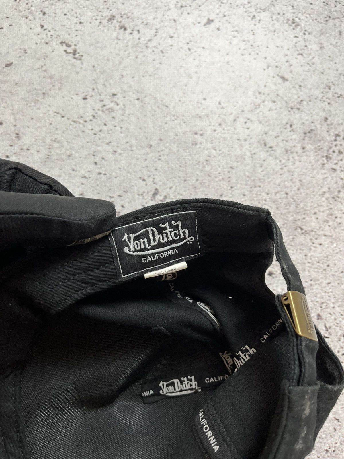 Von Dutch Von Dutch Trucker Hat Classic 51 Black Embroidered Logo Cap Size ONE SIZE - 4 Thumbnail