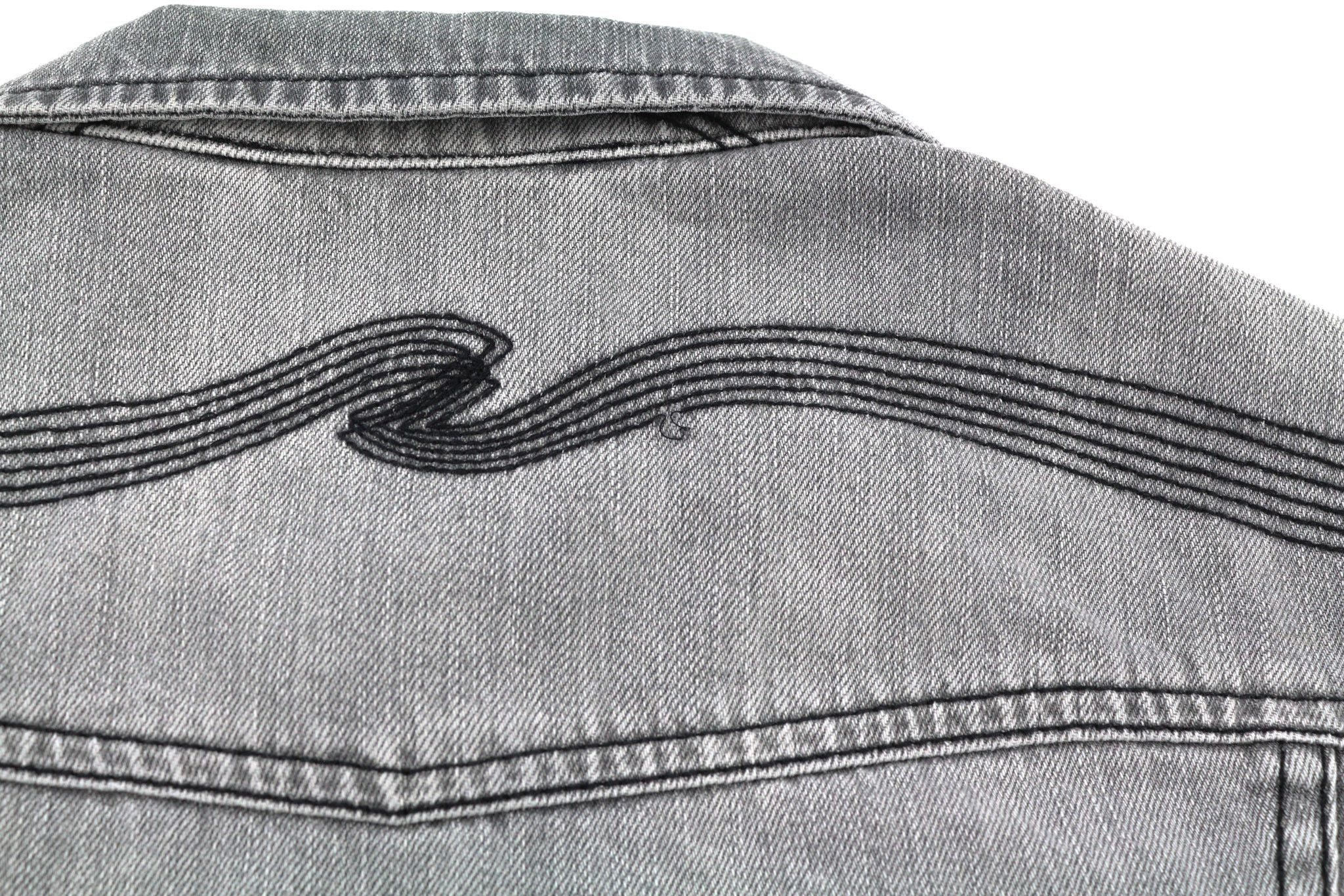 Nudie Jeans CONNY S Sunbleached Black Grey Jacket 81618 Size US S / EU 44-46 / 1 - 11 Thumbnail