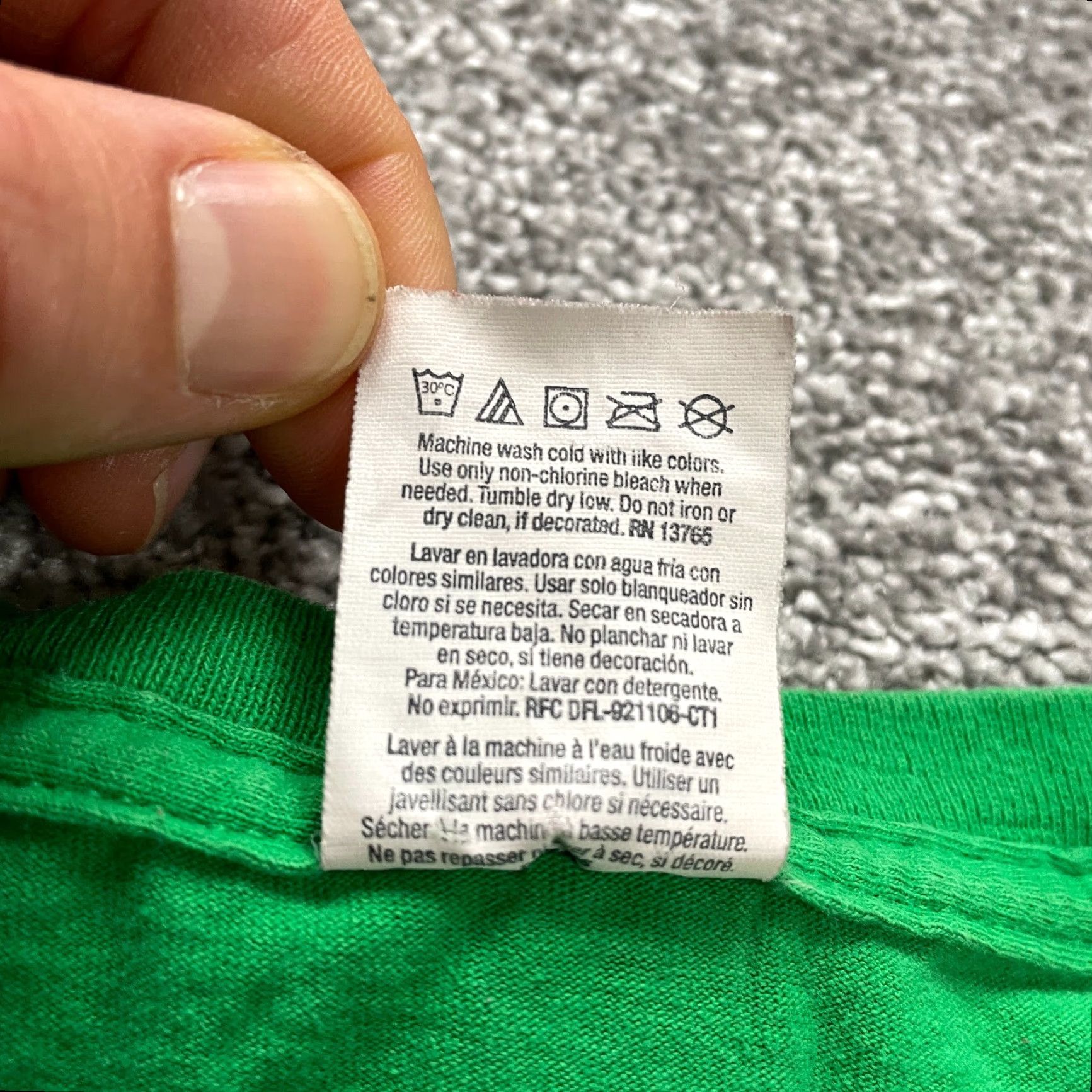 Fruit Of The Loom Fruit Of The Loom Unisex T-Shirt 2XL Green Christmas Holiday Heavy Cotton Tee Size US XXL / EU 58 / 5 - 6 Thumbnail