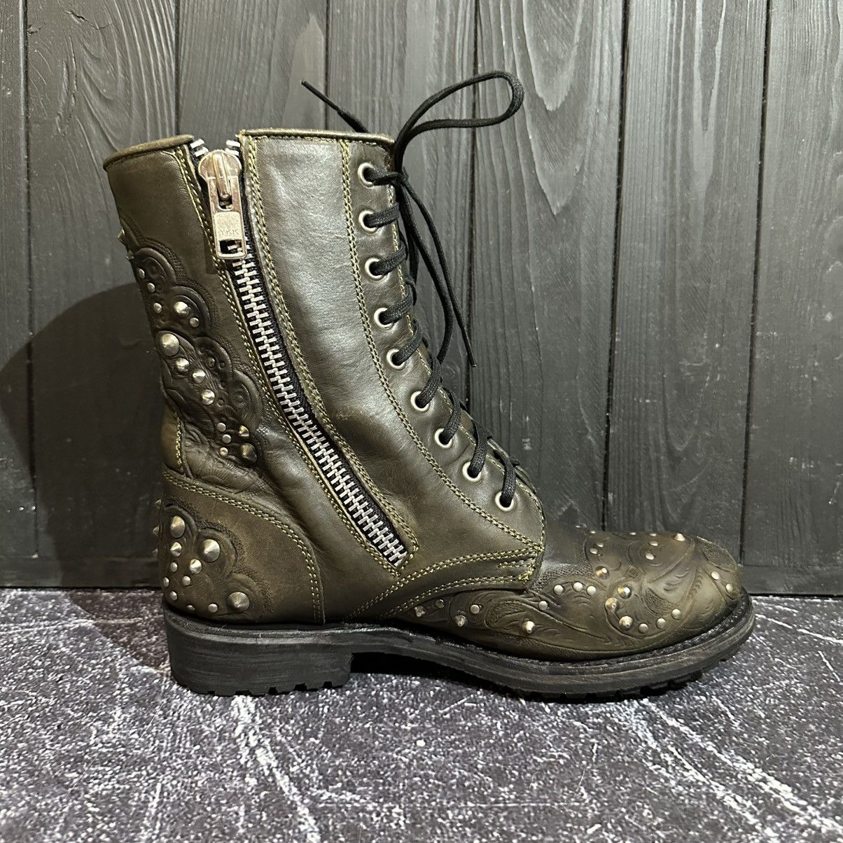 ASH ASH - Women’s Leather BIKER Boots 39 Rick Owens Style Size US 9 / IT 39 - 10 Thumbnail