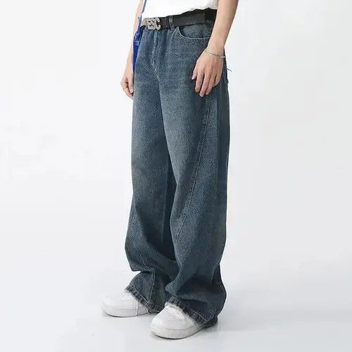 Jean × Vintage Y2K Vintage Wide Leg Jeans Japanese brand style Size US 34 / EU 50 - 3 Thumbnail