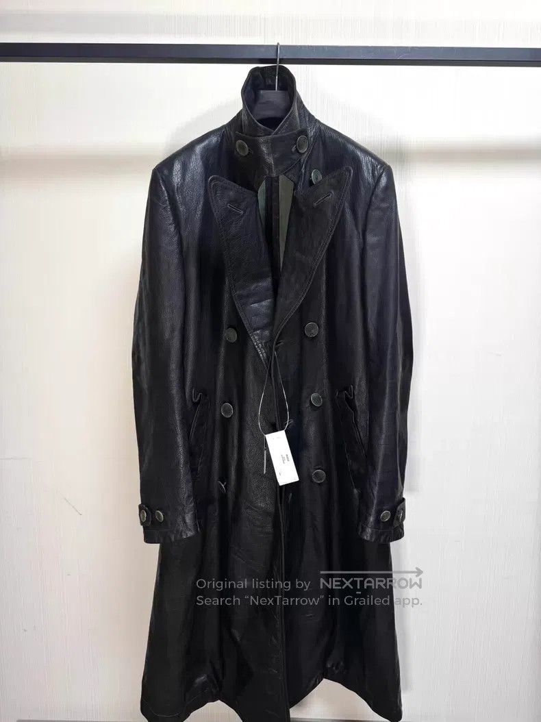 Carol Christian Poell Carol Christian Poell Size 50 Long double-breasted leather Size US M / EU 48-50 / 2 - 2 Thumbnail