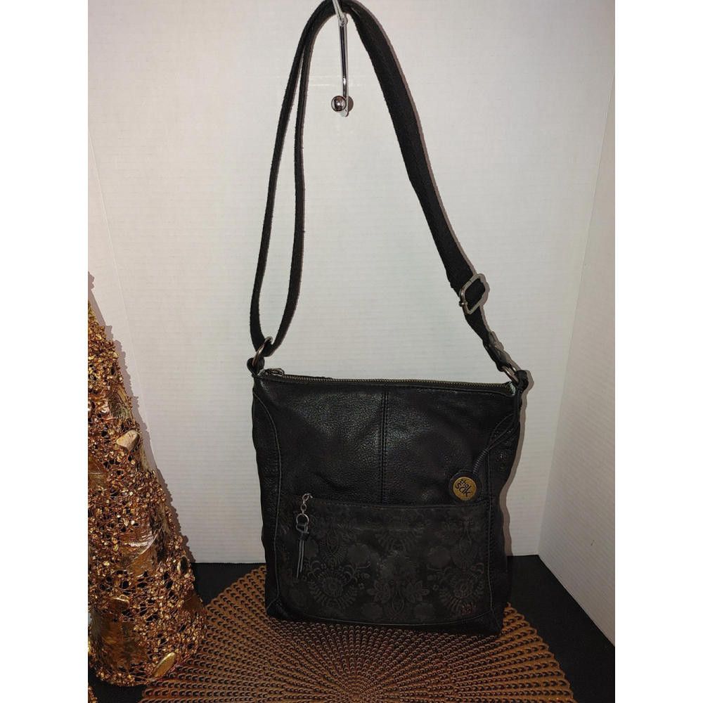 The Sak The Sak Lucia Leather Embossed Crossbody Size ONE SIZE - 1 Thumbnail