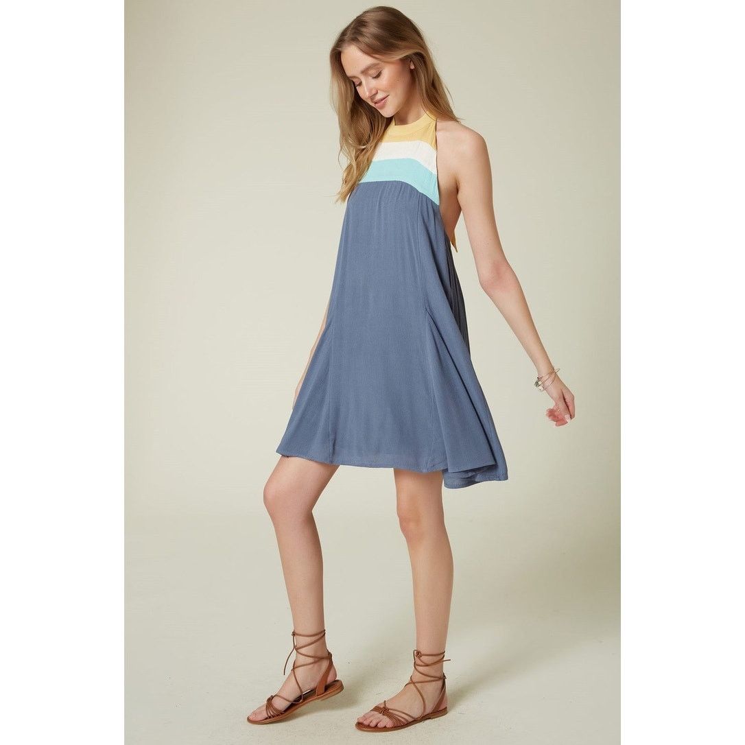 O'Neill NWT O'Neill Women's Halter Mini Dress Blue Size Medium Size M / US 6-8 / IT 42-44 - 2 Thumbnail