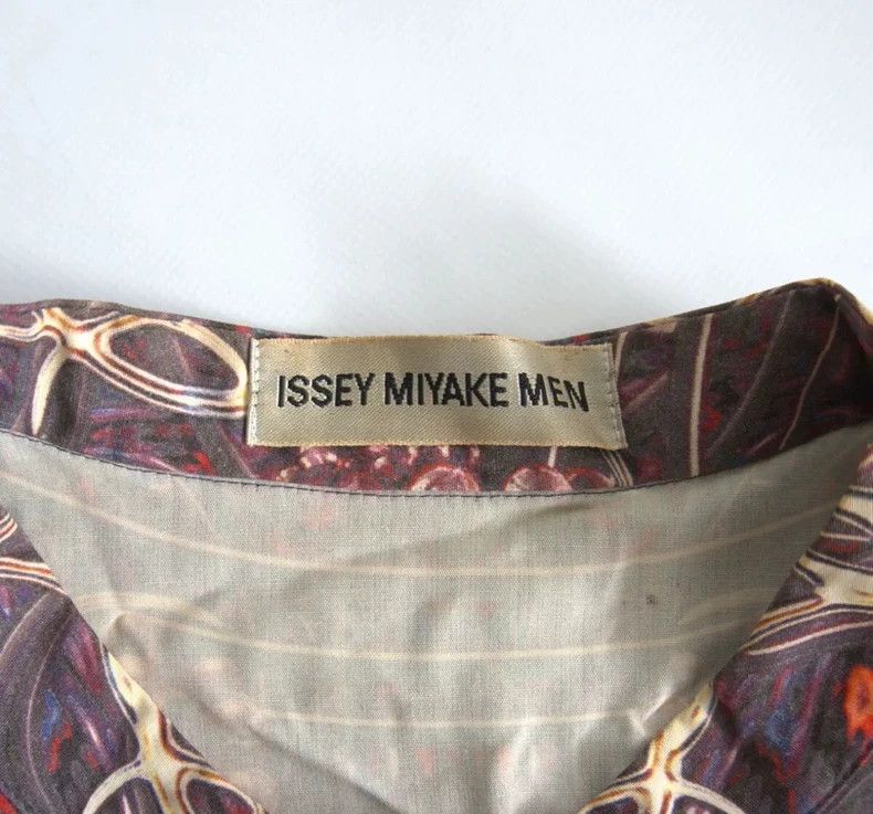 Issey Miyake issey miyake Printed silk shirt Size US L / EU 52-54 / 3 - 4 Thumbnail