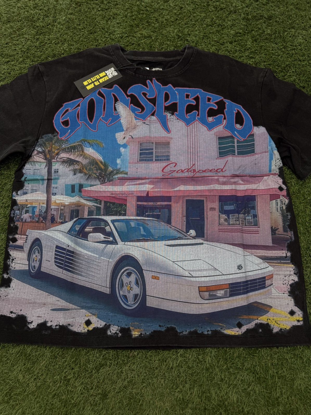Godspeed Godspeed Black Miami Car Tee Shirt Size M (NEW) Size US M / EU 48-50 / 2 - 1 Thumbnail