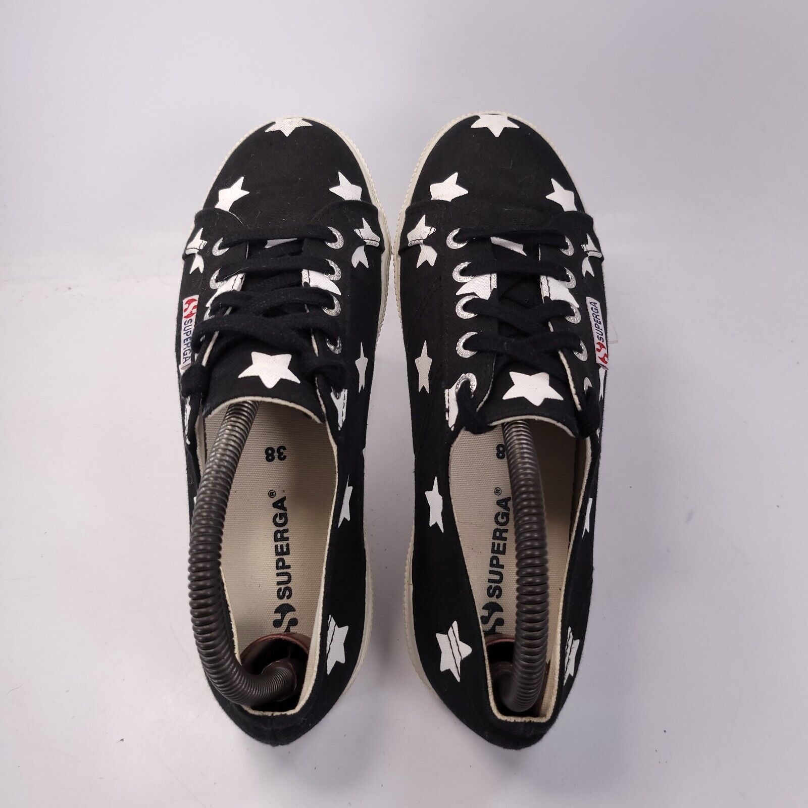 Superga Superga Casual Shoes Womens Size 7.5 S0037Q0 Black Beige Size US 7.5 / IT 37.5 - 4 Thumbnail