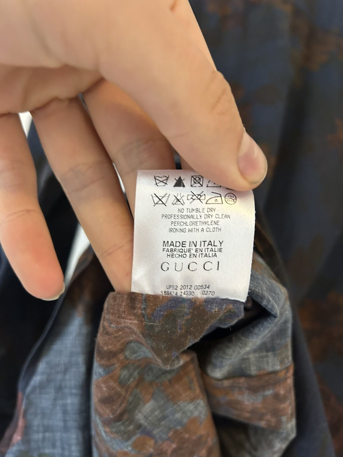 Gucci Gucci Slim Fit Floral Shirt Size US M / EU 48-50 / 2 - 8 Thumbnail