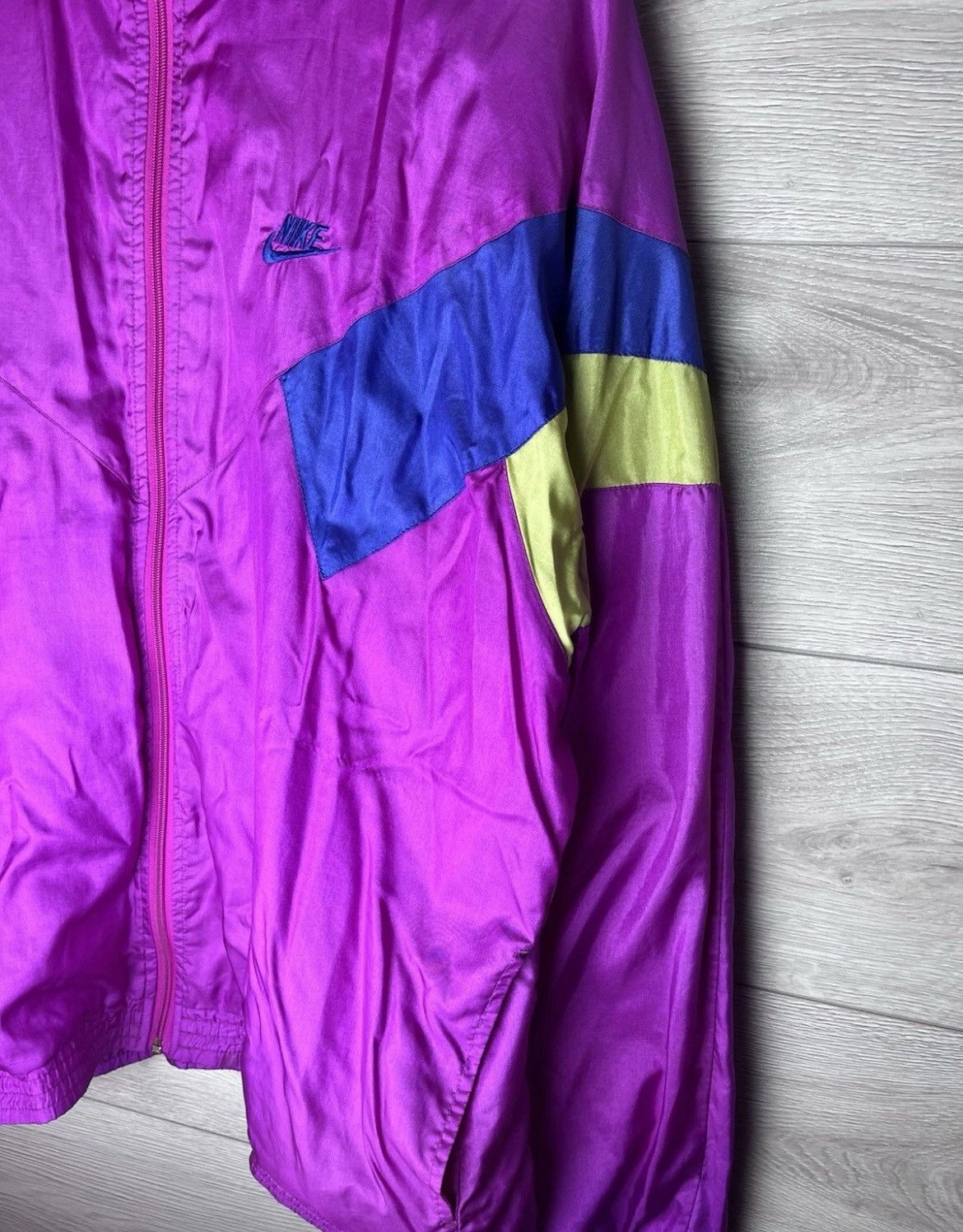 Nike VINTAGE DENIM JACKET NIKE 1990s MENS SIZE L CASUAL Size US L / EU 52-54 / 3 - 7 Thumbnail