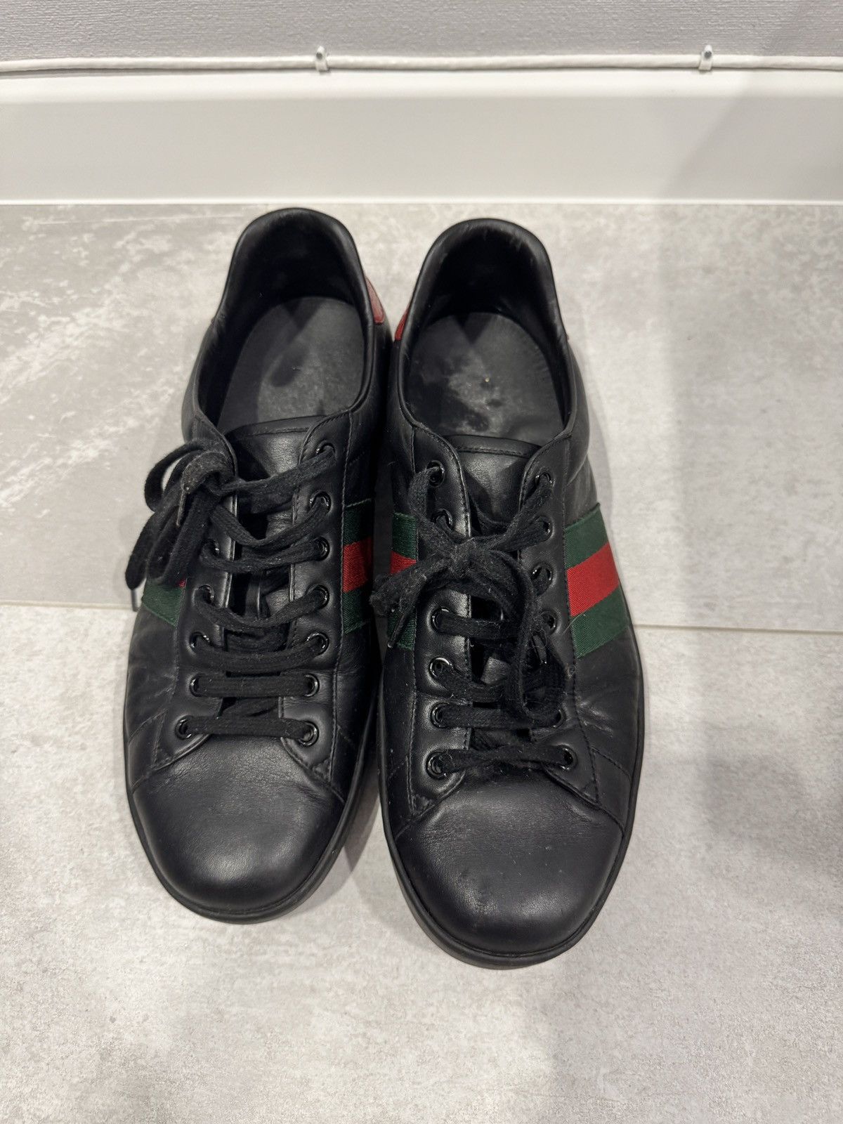 Gucci Gucci Ace Sneaker Black Size US 11 / EU 44 - 5 Thumbnail
