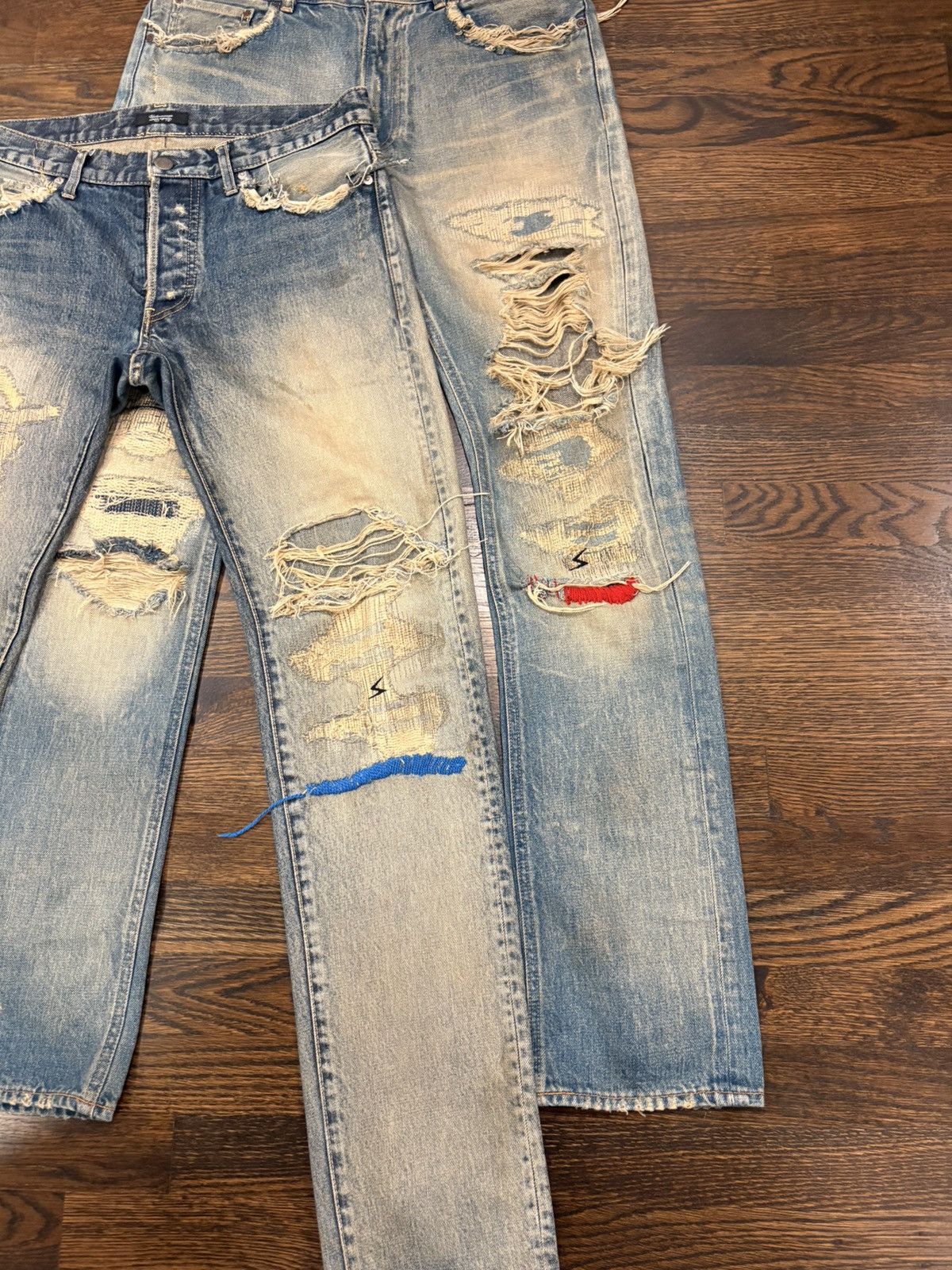 Undercover Undercover 68 Blue Yarn Denim Size US 32 / EU 48 - 1 Thumbnail