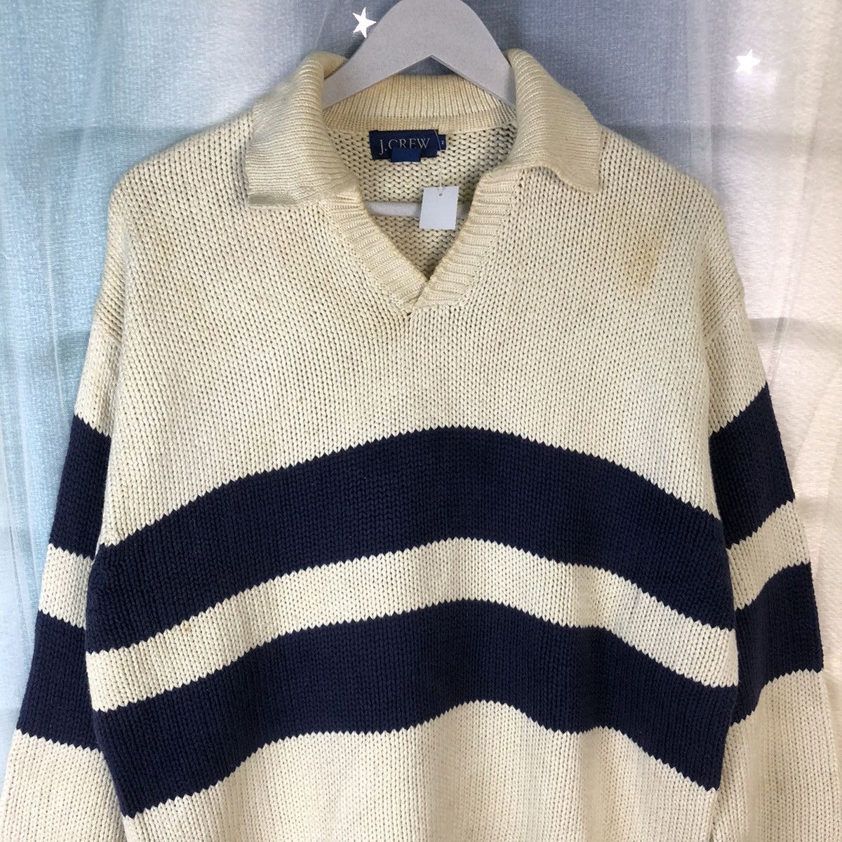 Japanese Brand J.Crew White Polo Ruby Sweatshirt #7405 Size US M / EU 48-50 / 2 - 5 Thumbnail